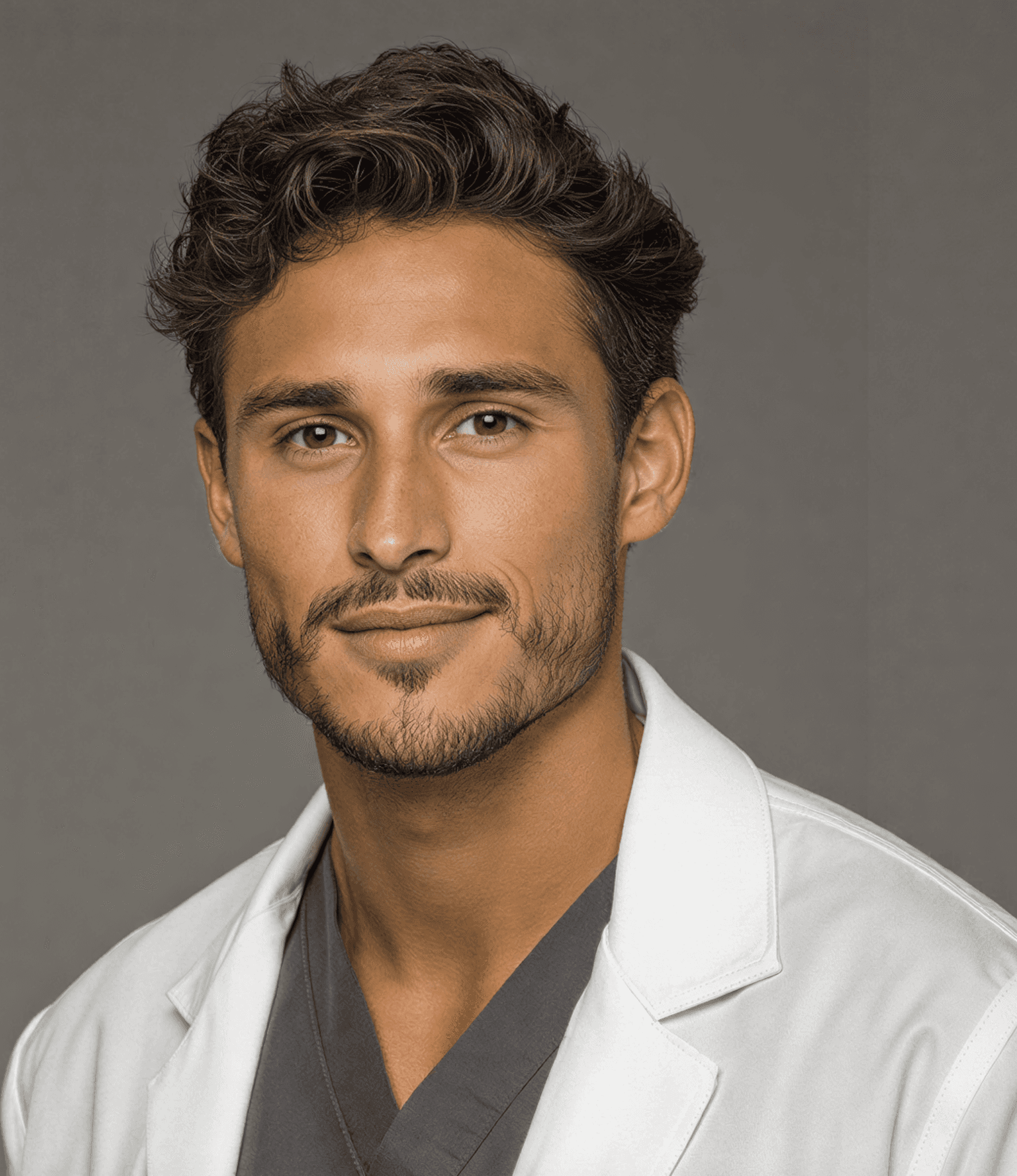 man in blue dress shirt wearing black framed eyeglasses