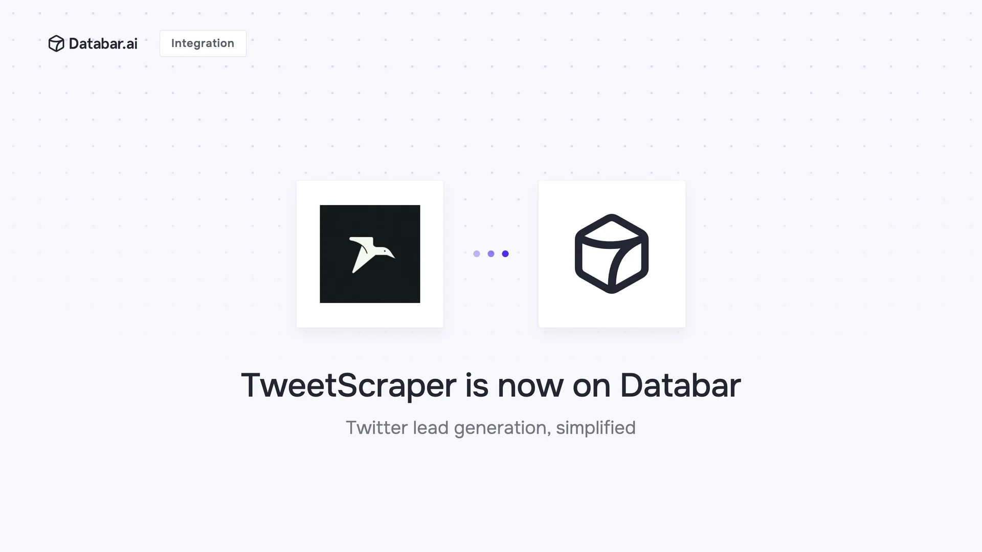 TweetScraper is now on Databar — integration announcement
