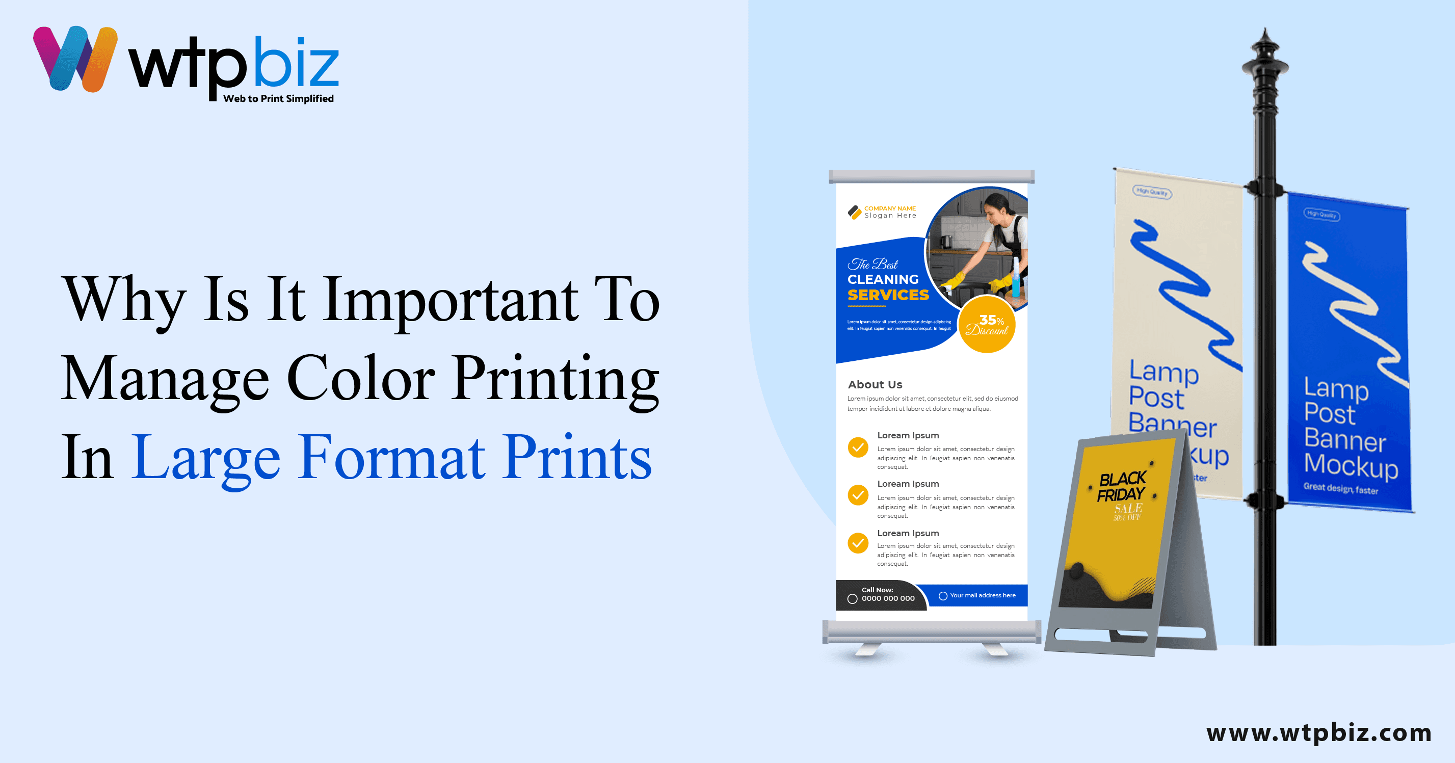 Manage Color Printing in large format printing
