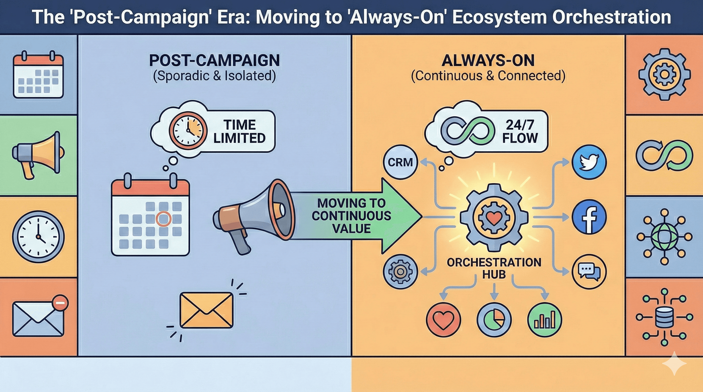 Moving to "Always-On" Ecosystem Orchestration