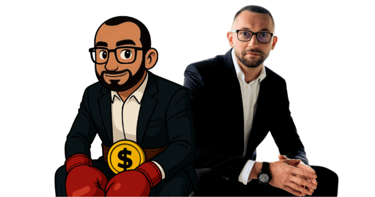 illustration of a safe shaped character counting dollar bills