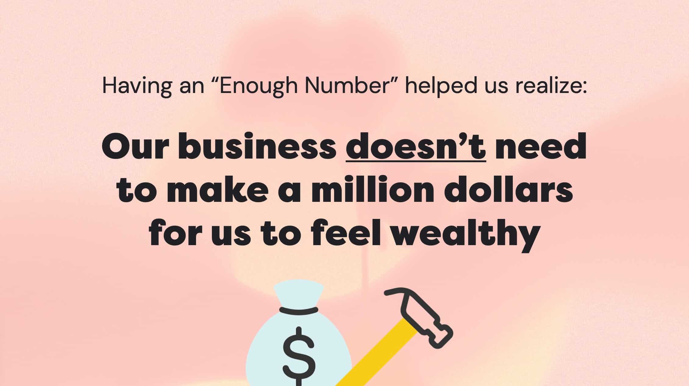 Being wealthy doesn't mean you have to make a certain amount of money