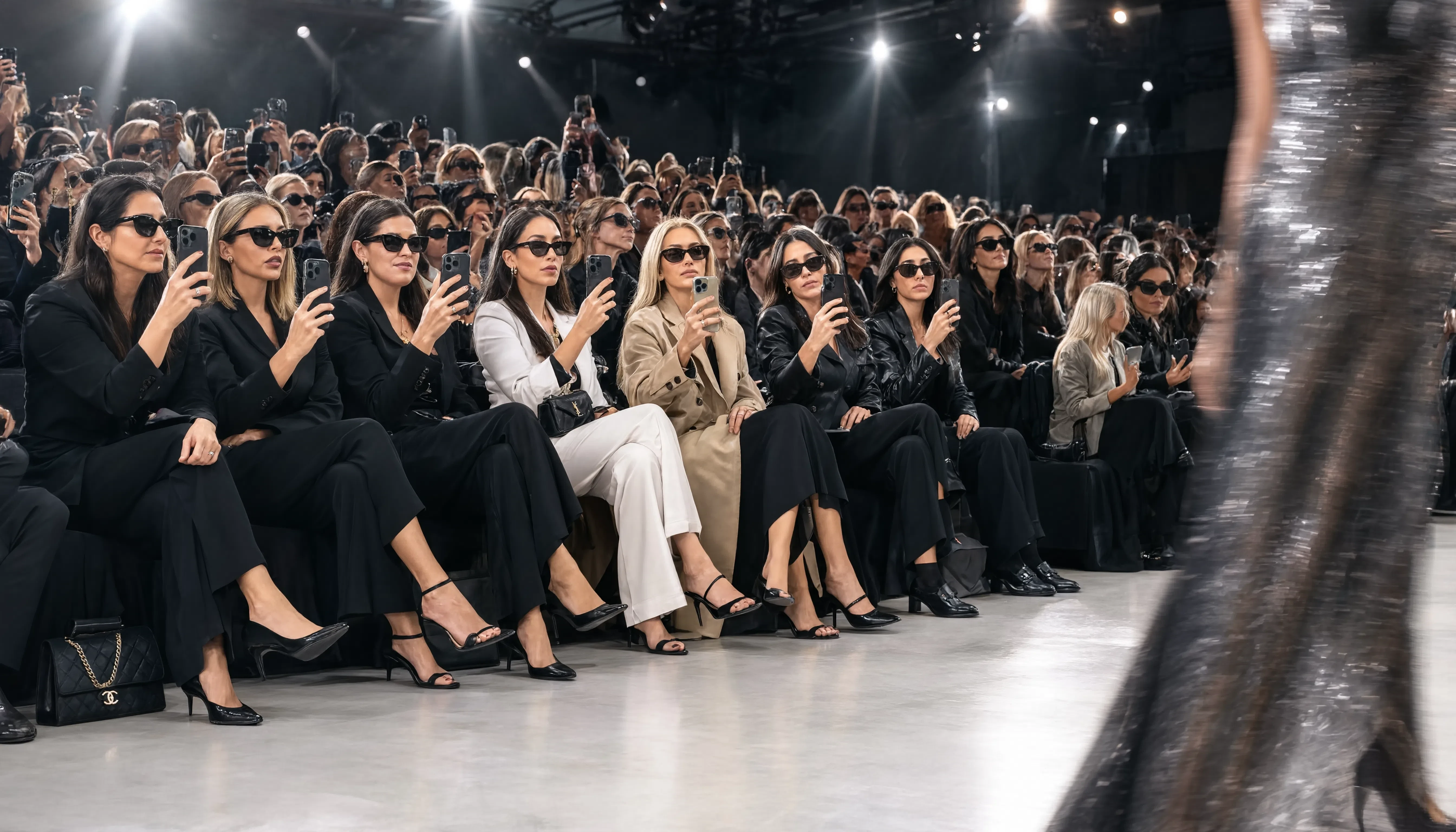 Front row fashion show