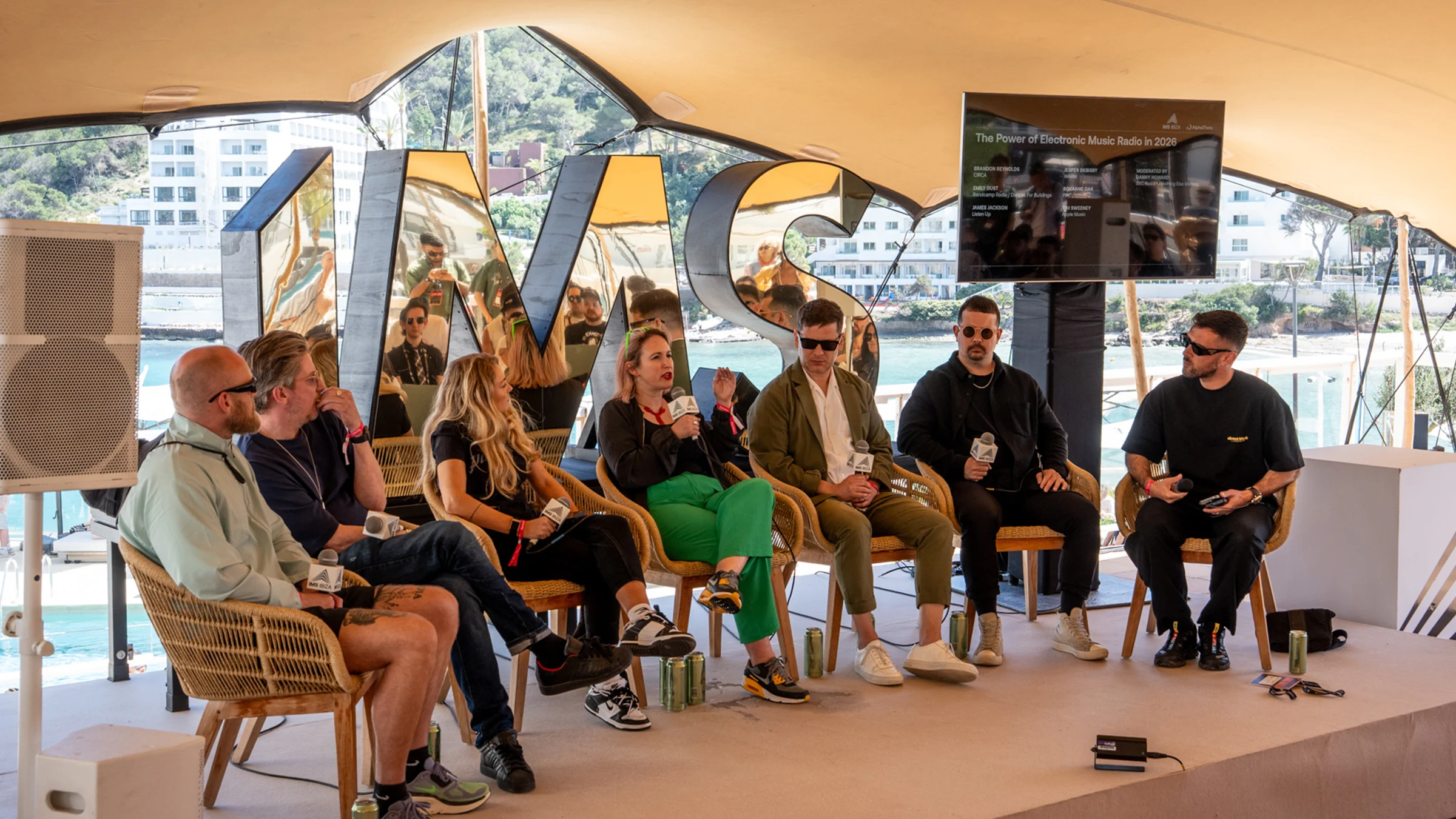 IMS 2026 Outdoor Stage during "The Power of Electronic Music Radio in 2026" keynote