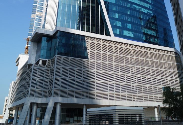 Stunning view of this architectural landmark in Dubai's skyline.