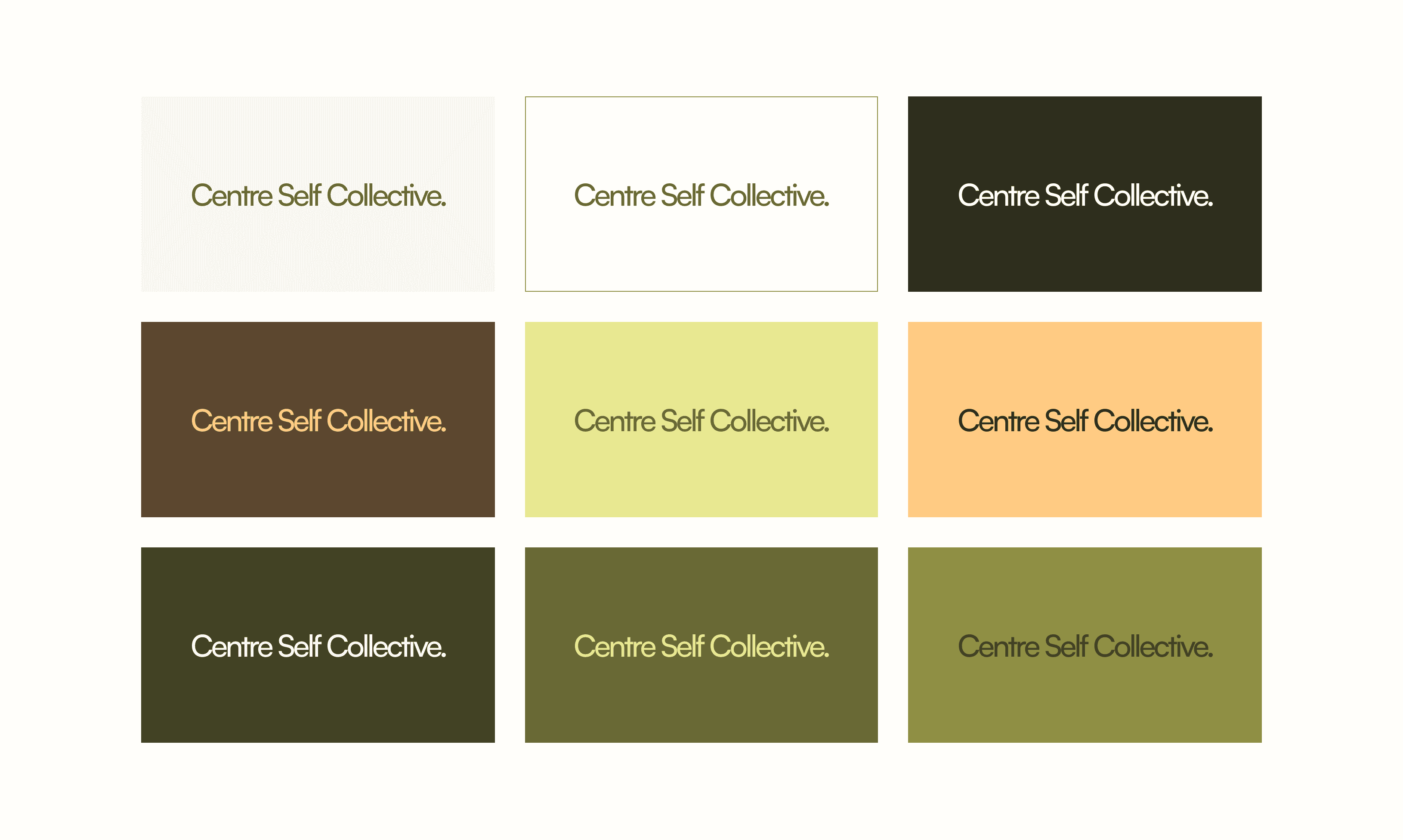 Centre Self Collective Branding