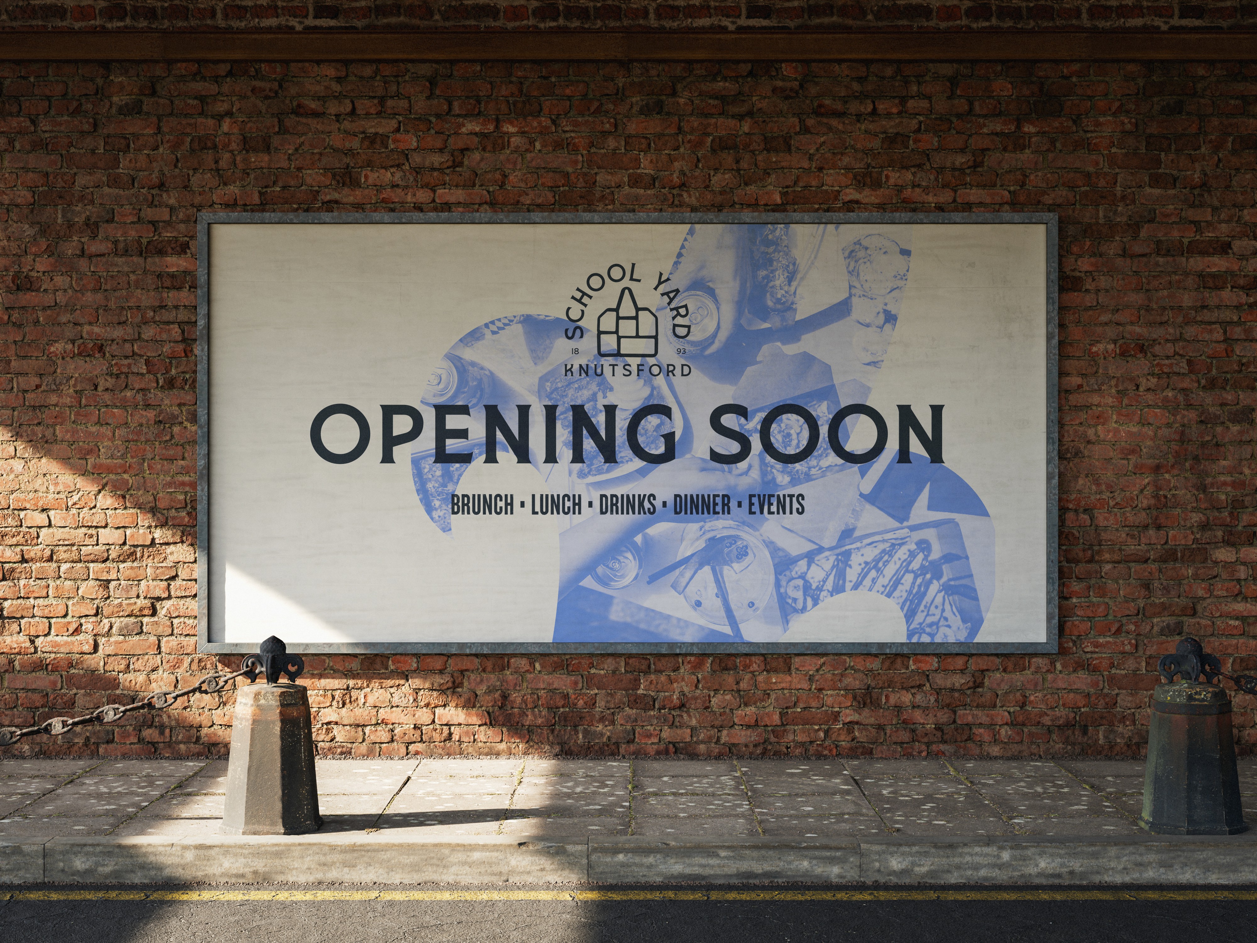 Three slim, upright orange packaging boxes side by side, each showing a partial black smiley face and “Smiley Co” text on the top, with a matching orange background.