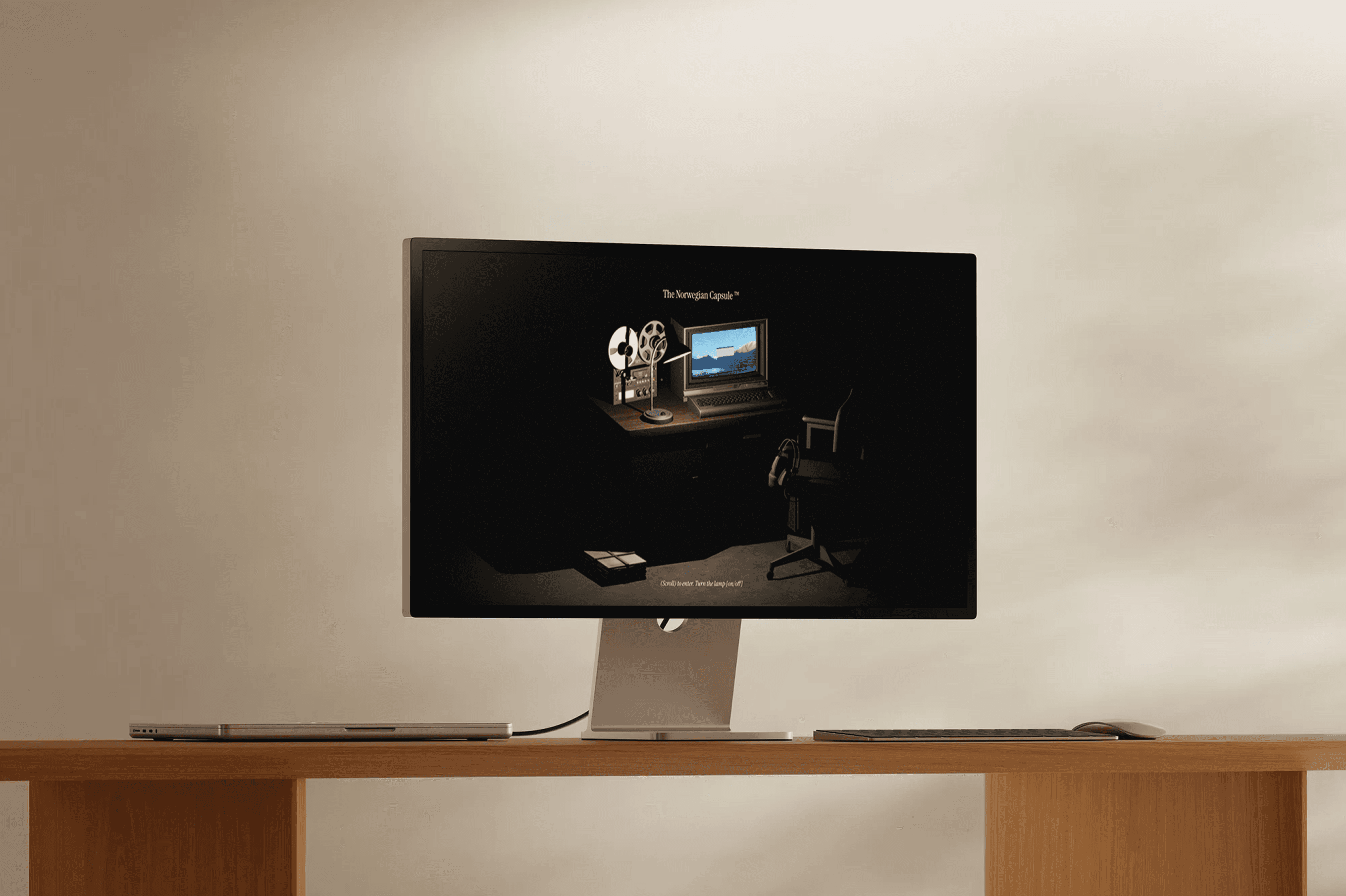Wild website design mock up