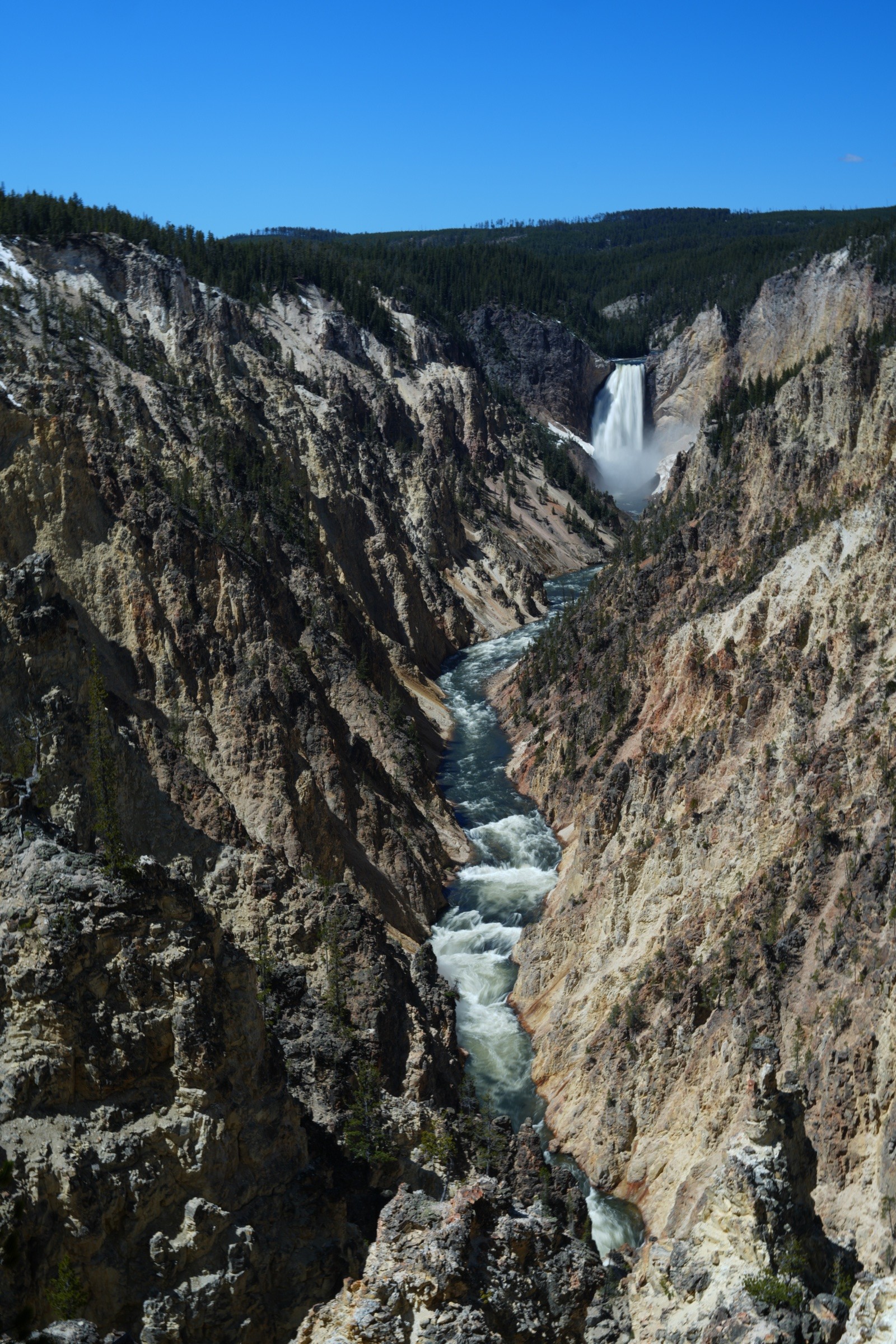 Lower Falls in the Grand Canyon of the Yellowstone