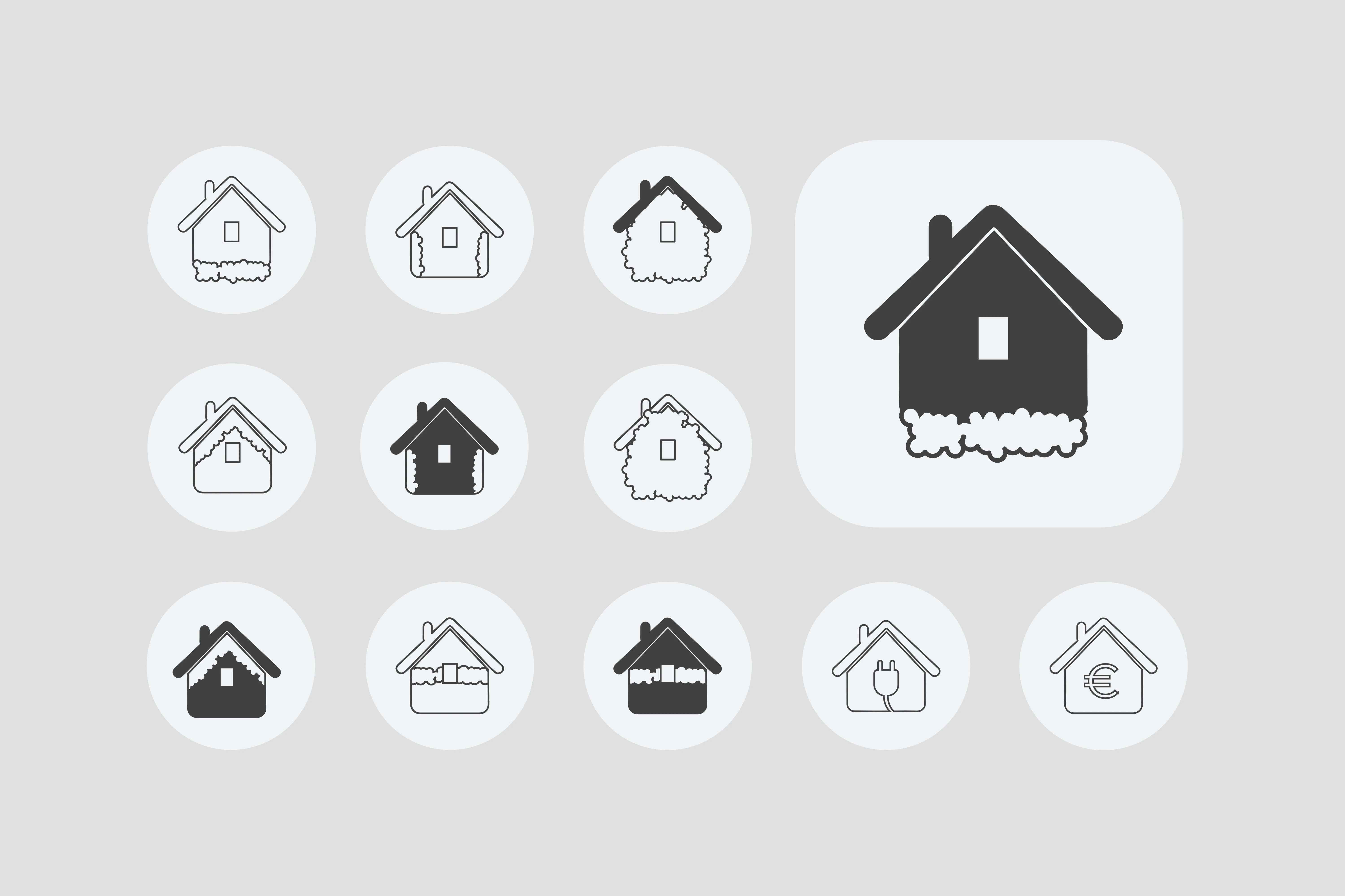 Eesti varaehitus Icon Pack design PUR Vaht