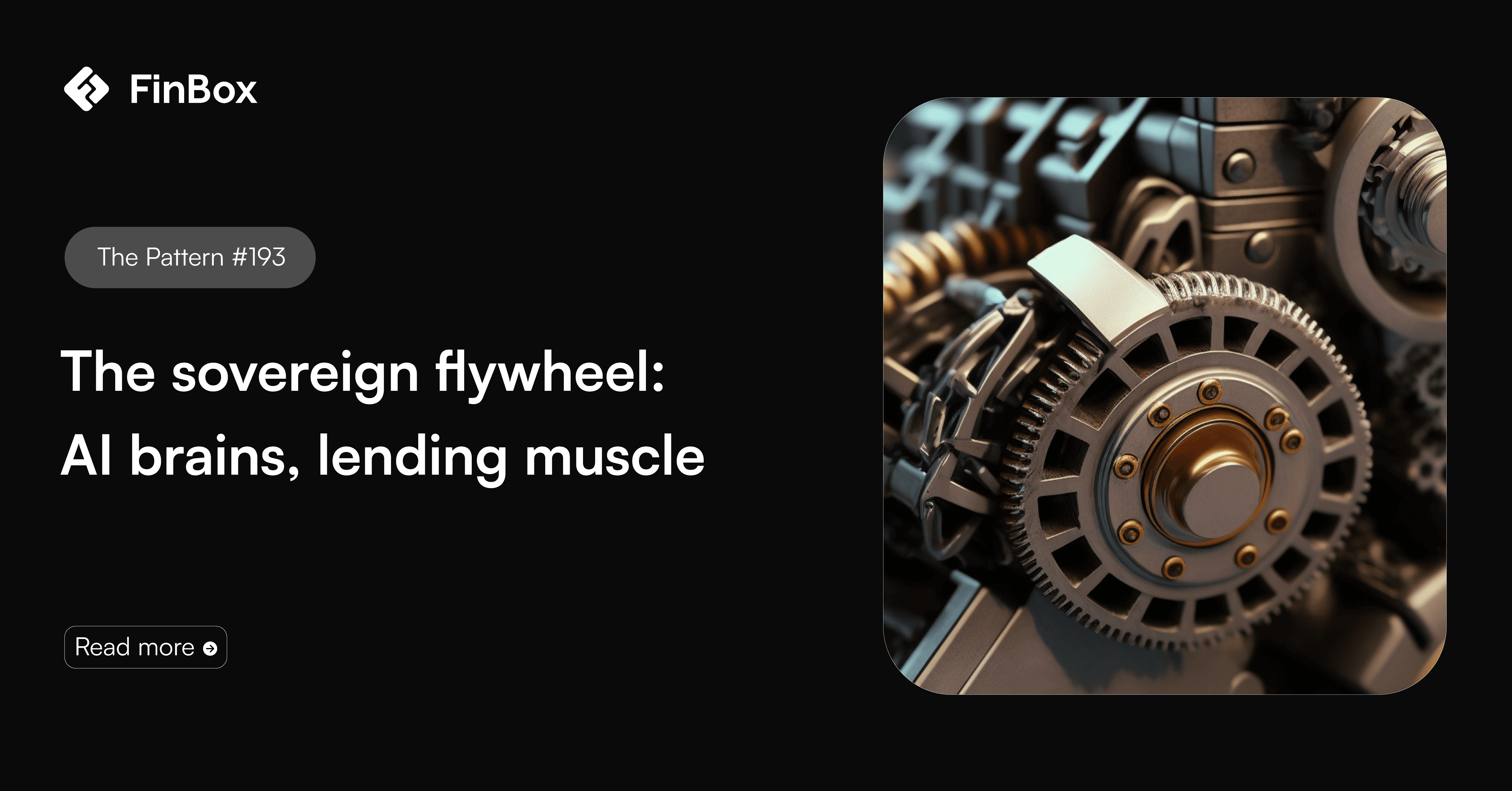 The sovereign flywheel: AI brains, lending muscle