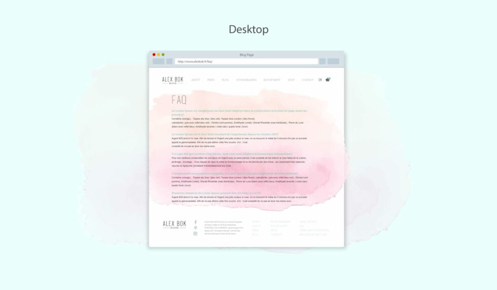 ALEX BOK website FAQ by Suzaku Productions