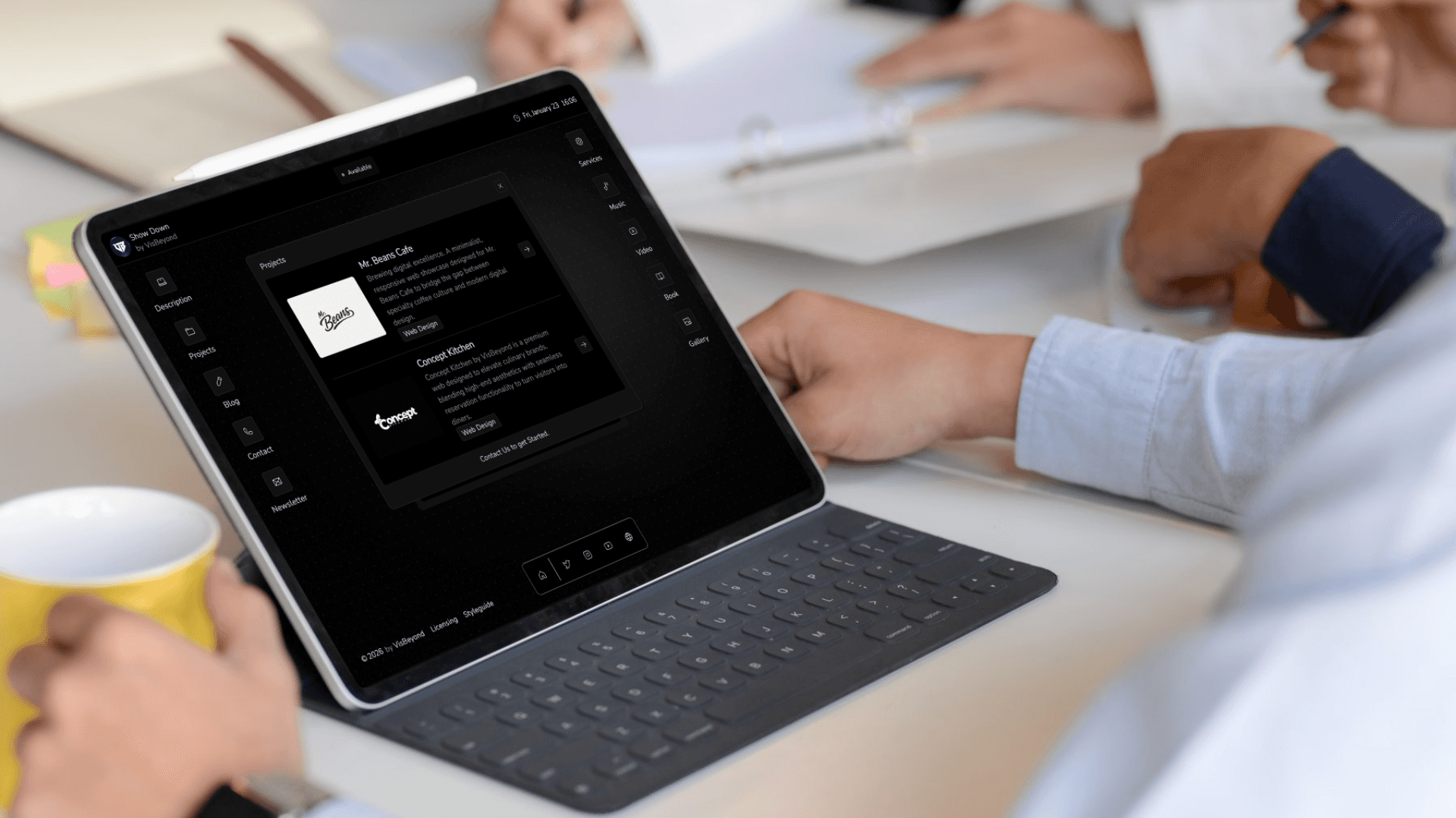 Showdown for webinars, live events etc by visbeyond