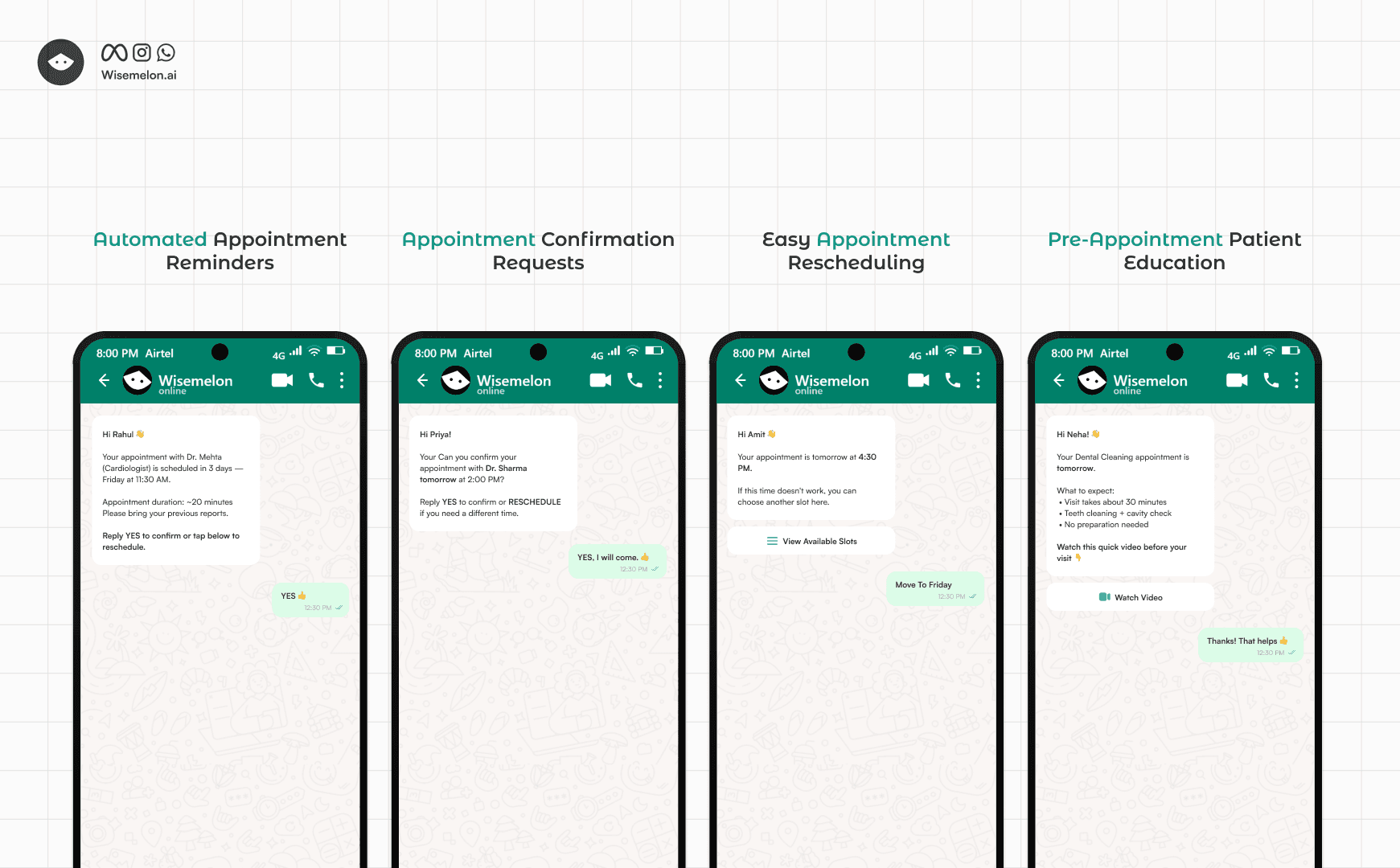 Hospital patient appointment booking workflow