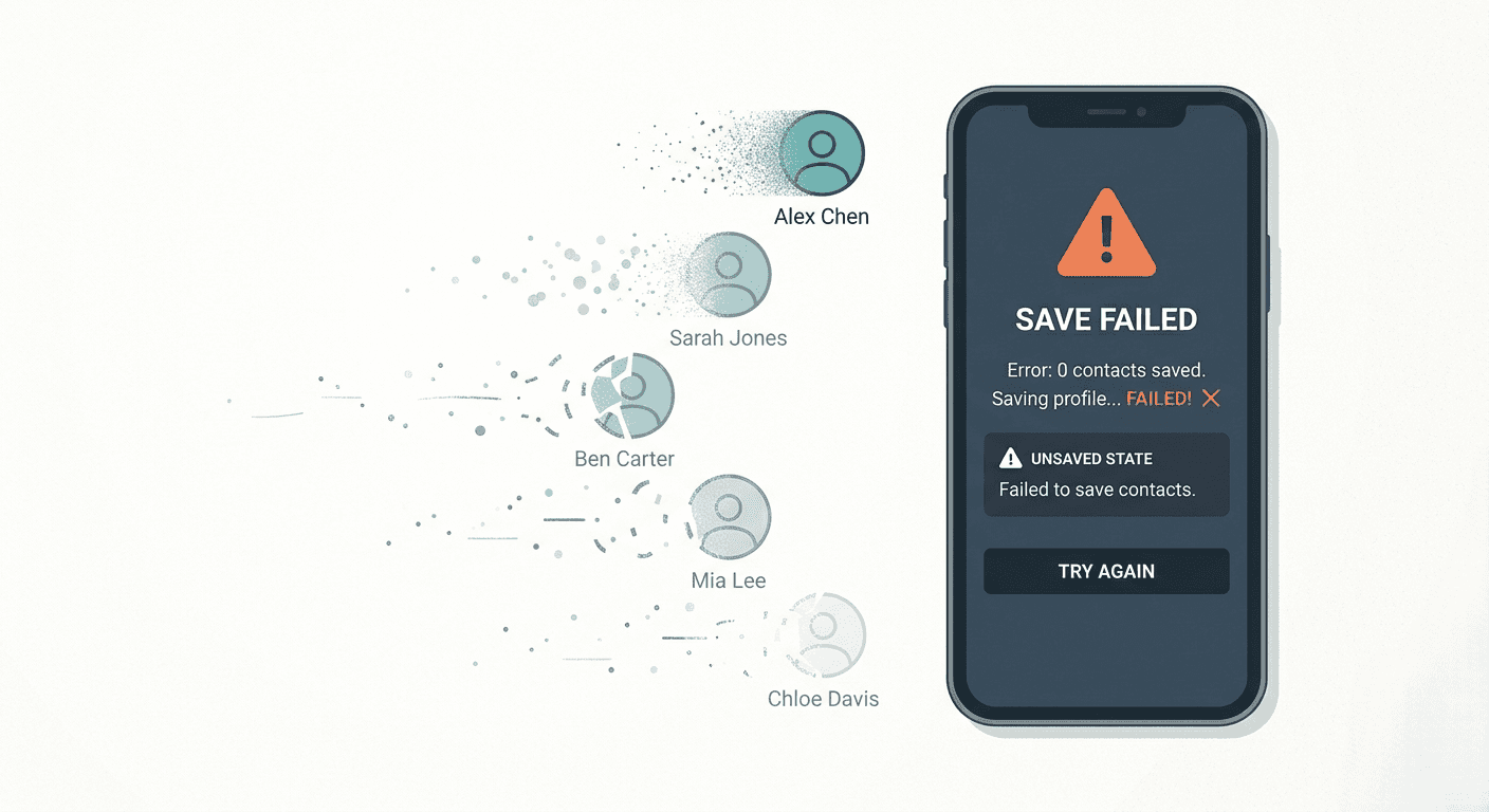 Lost leads caused by unreliable internet during events