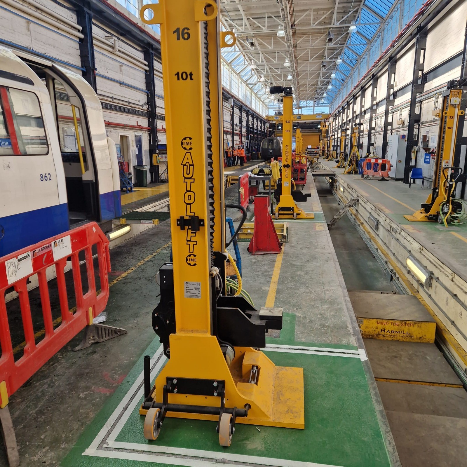 An electrical rail project completed by DPH
