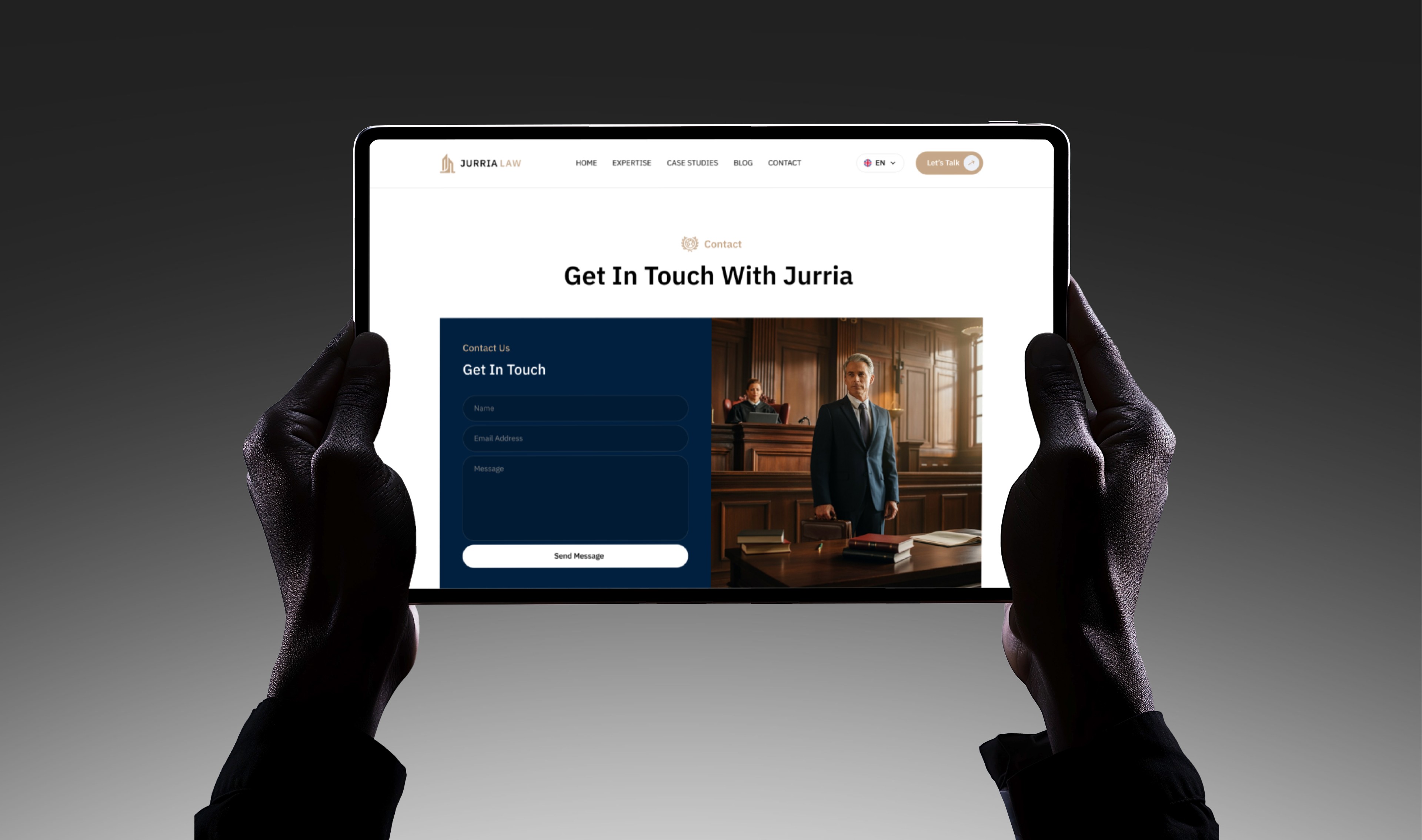لا تدع عملائك ينتظرون , قدم لهم موقع محاماة علي Framer من Virox
