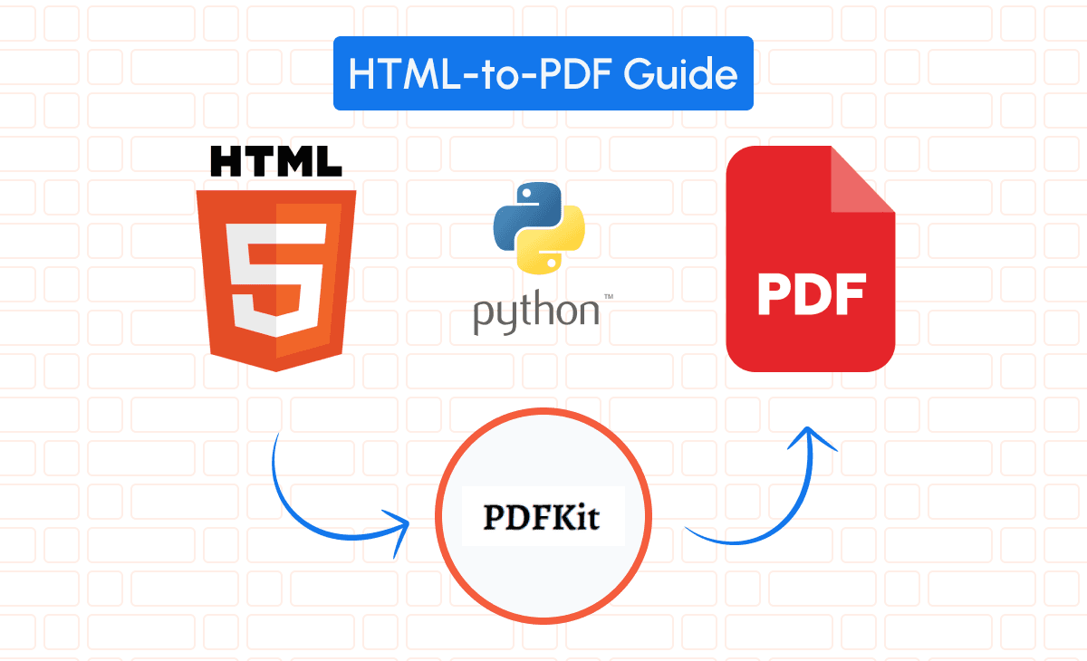 Guide to generate pdf from html using python pdfkit