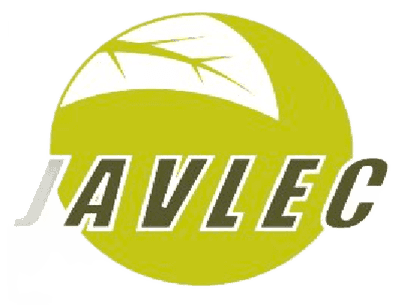 Logo of Javlec featuring a circular design with green and white elements.