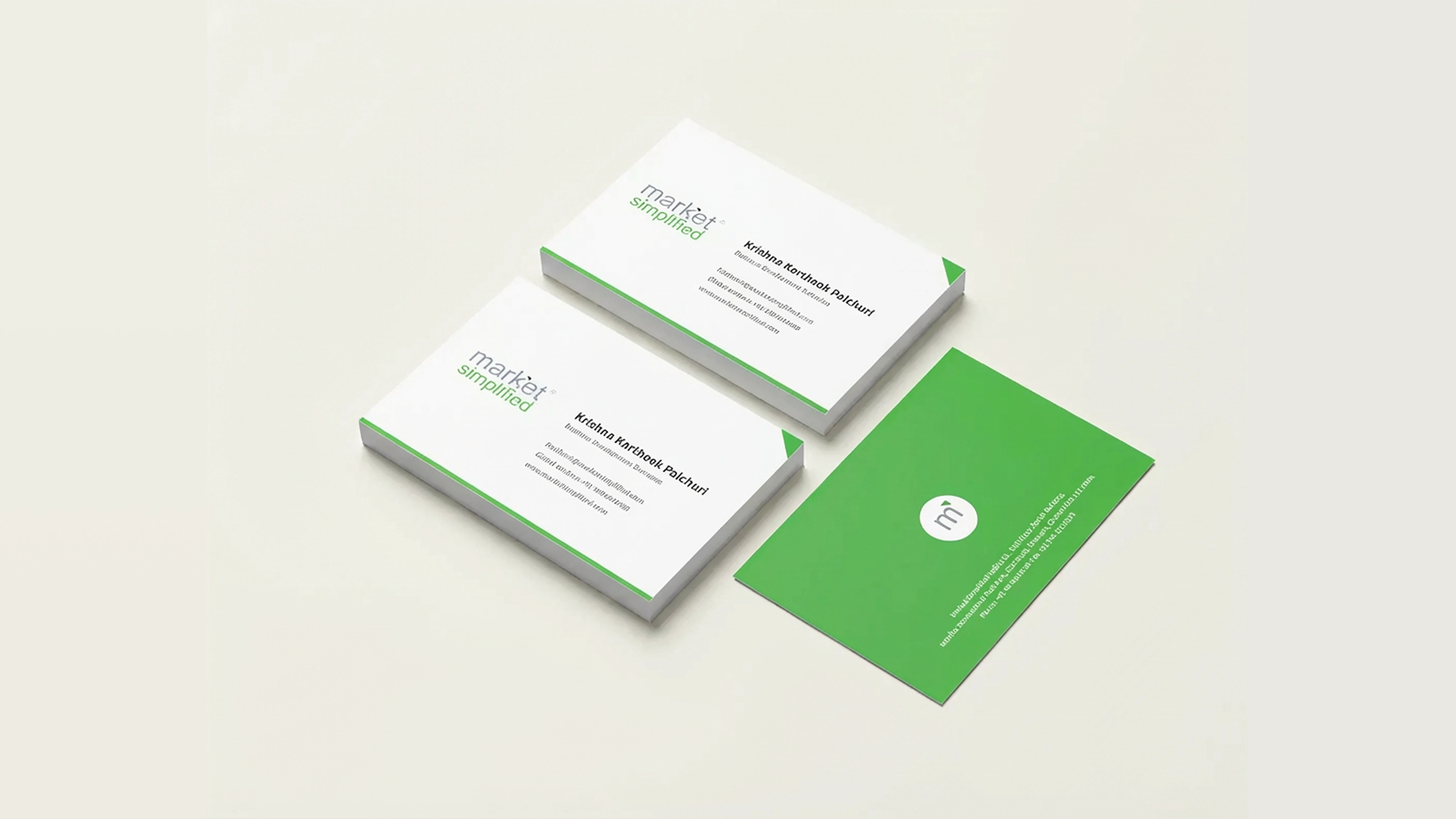 Market Simplified Business Cards