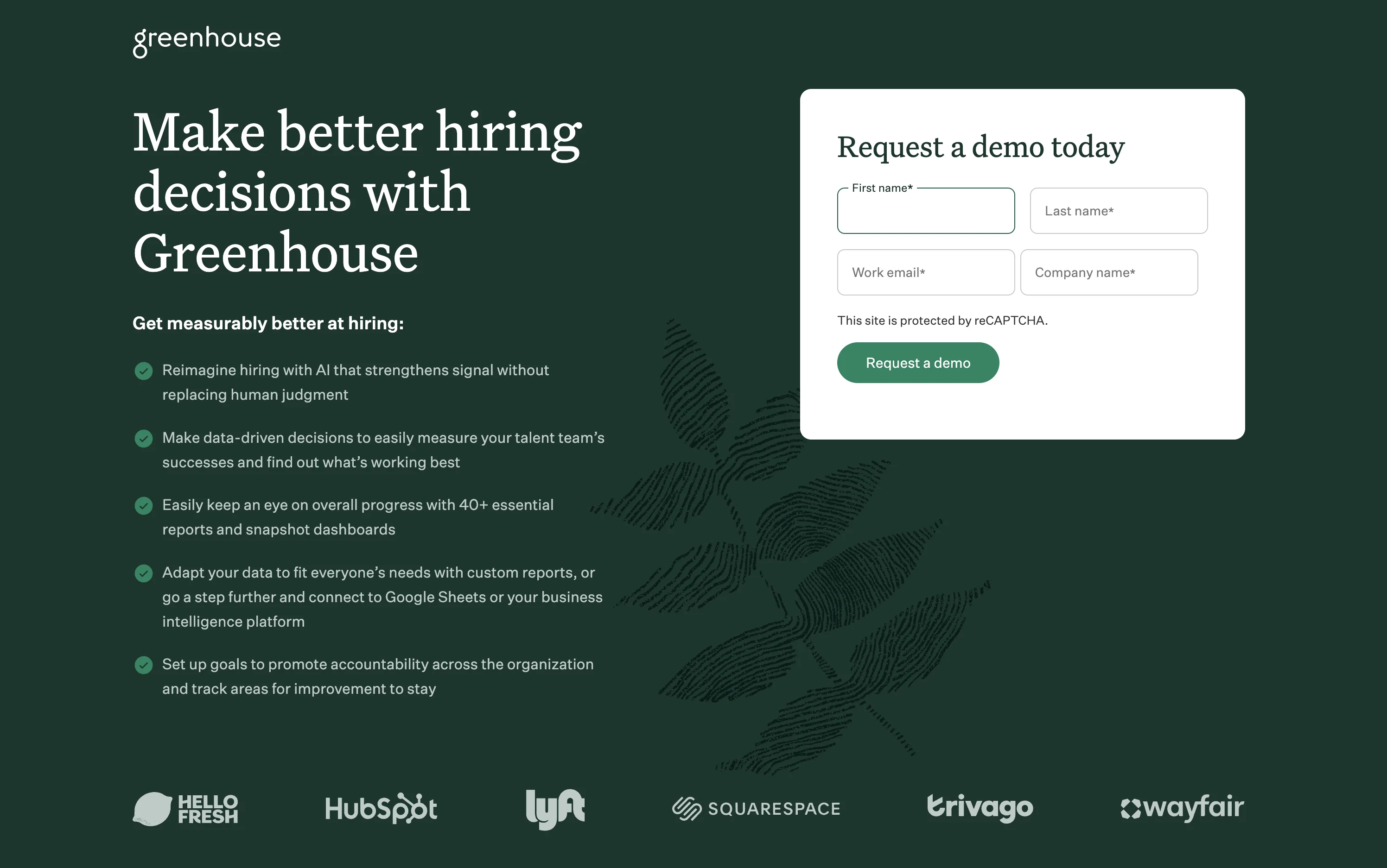 Greenhouse Homepage