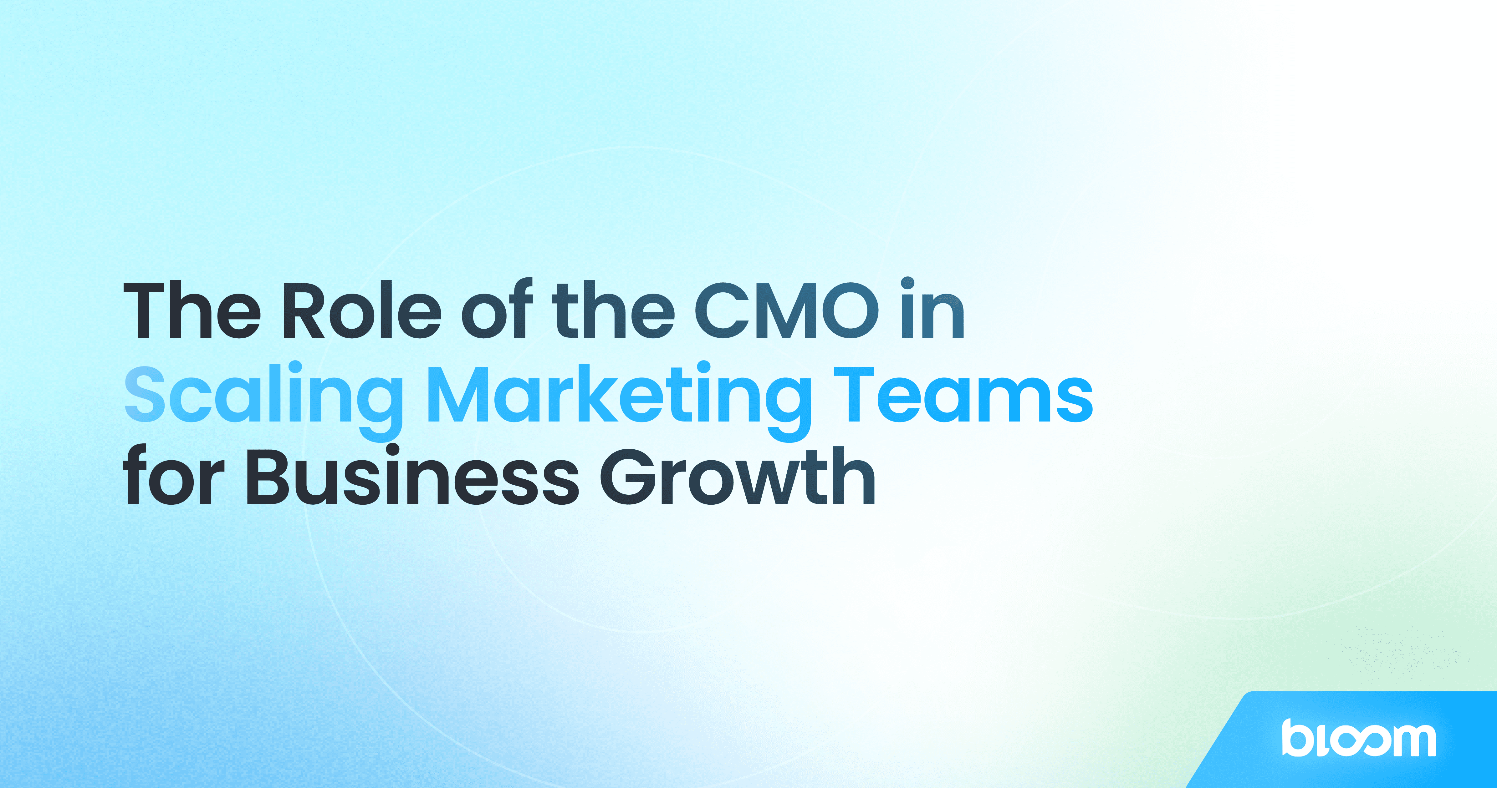 The Role of the CMO in Scaling Marketing Teams for Business Growth ...