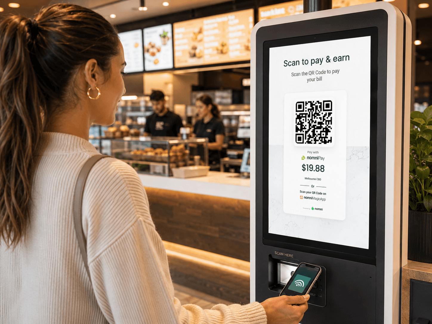 kiosk payment loyalty pay at kiosk
