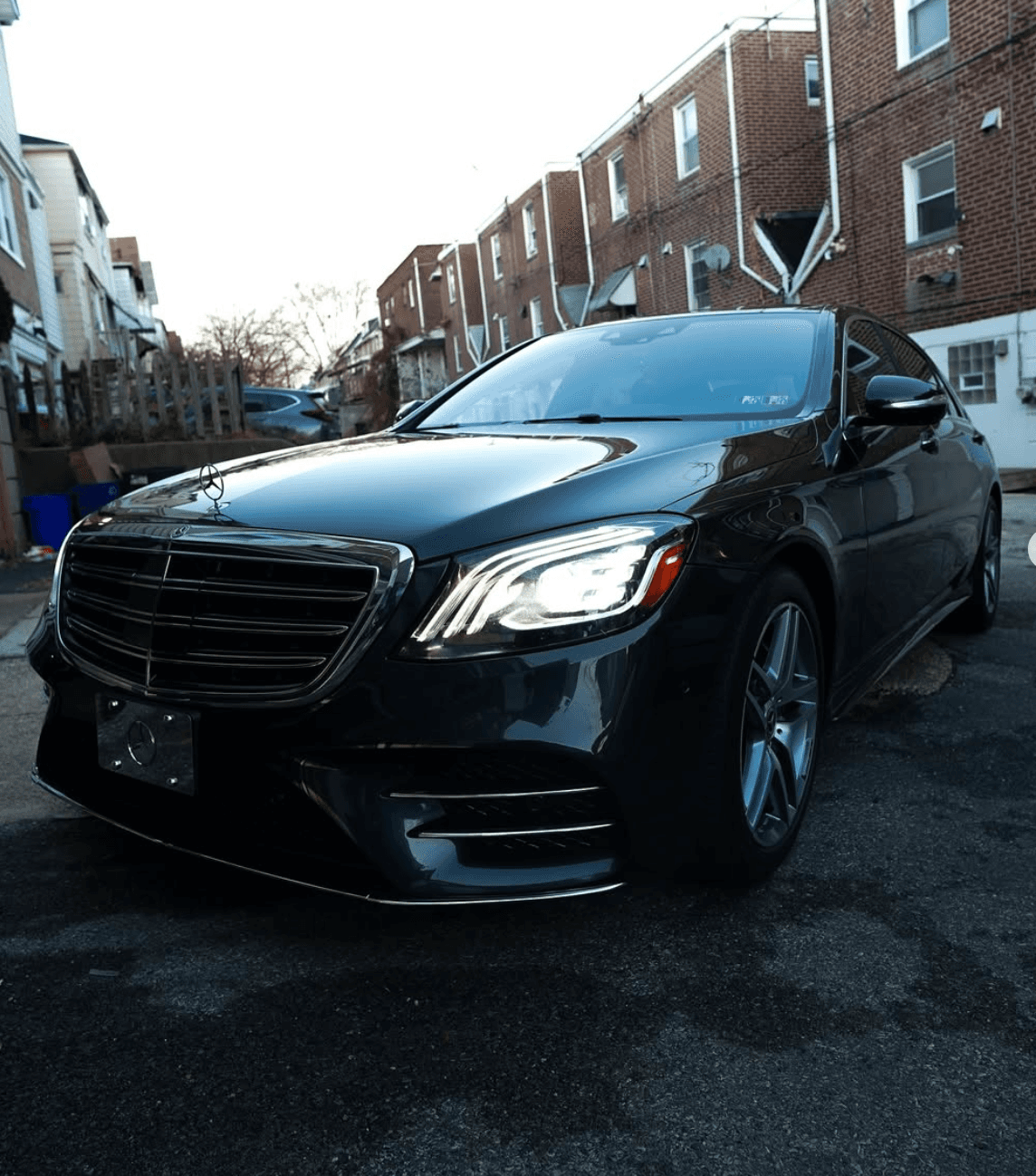 Swirl marks and scratches on car paint before correction New York