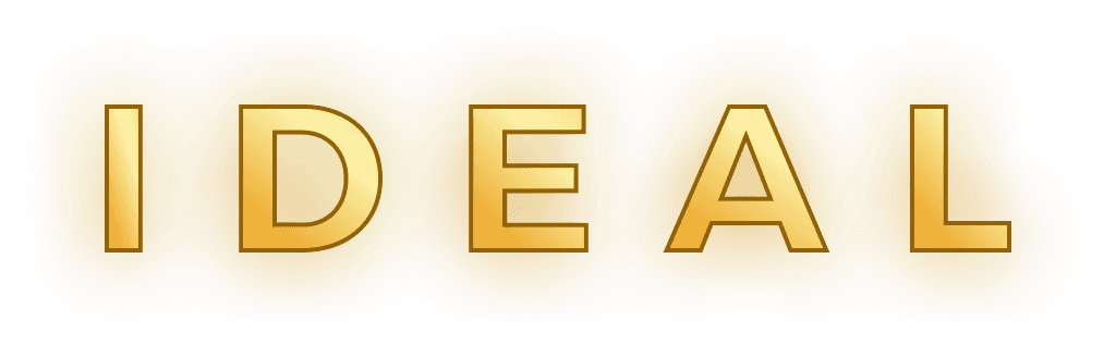 ideal logo text