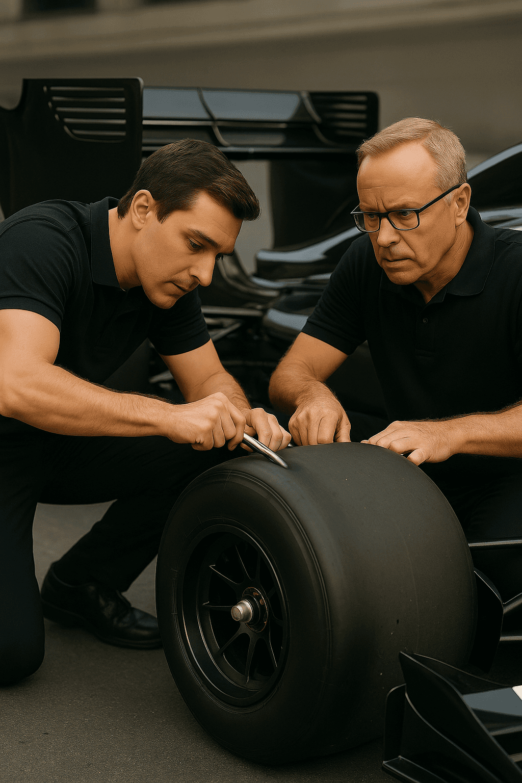 Concetrated triathlete grayscale