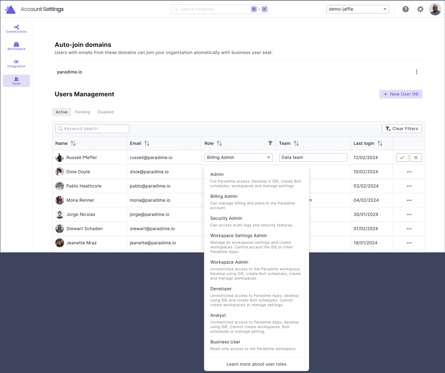 Improved role-based access control in Paradime | dbt