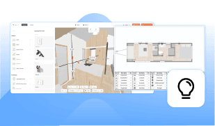 Electrical Tool in 3D Tiny House Designer software