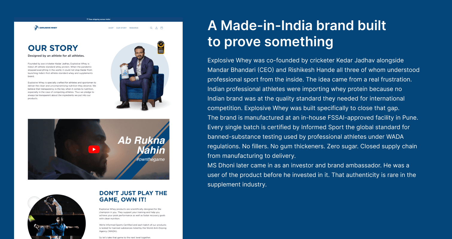 Explosive Whey logo preview tablet