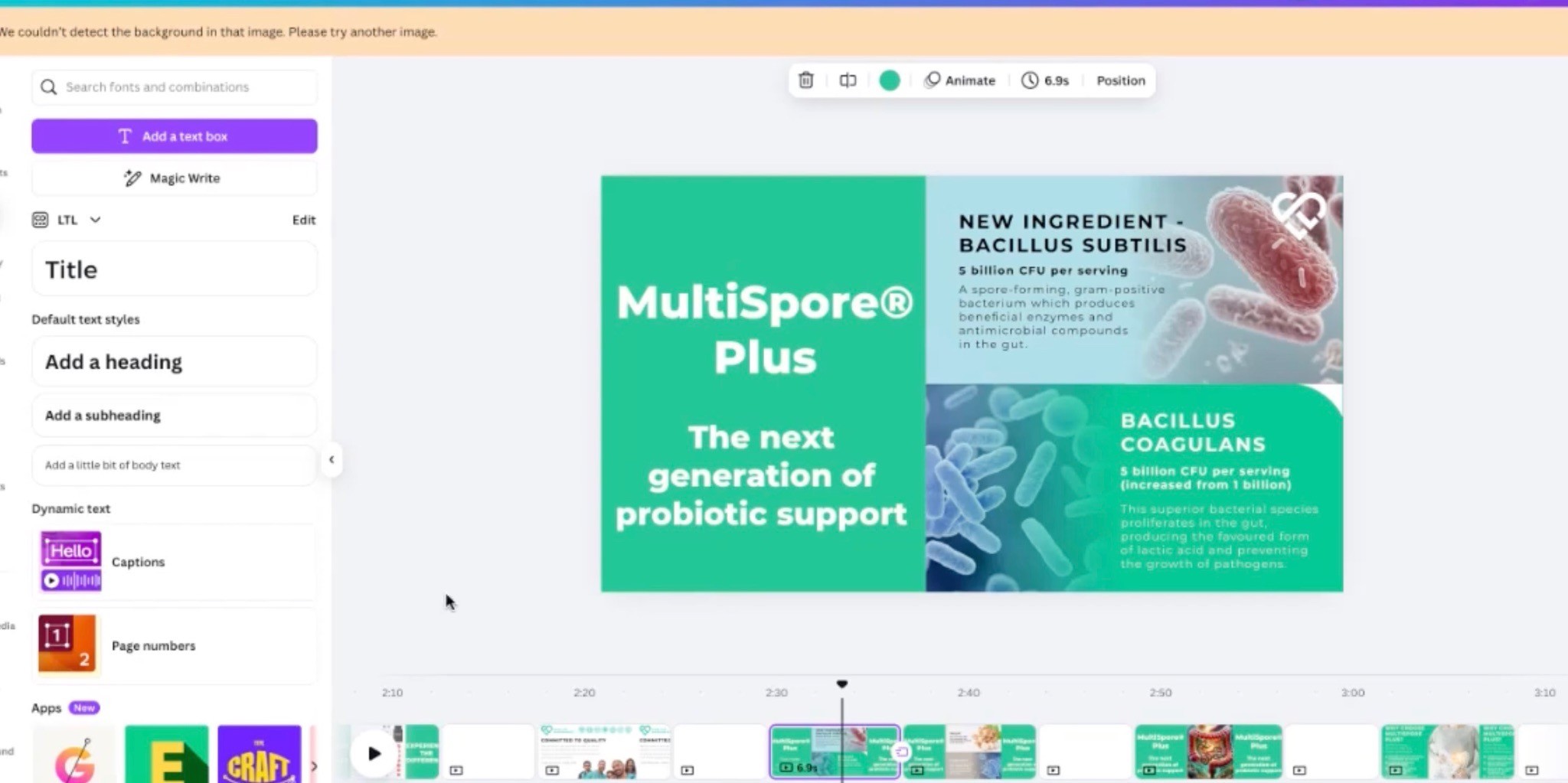 Amazon Sponsored Brands Video Ads Example Prodbiotic Ad