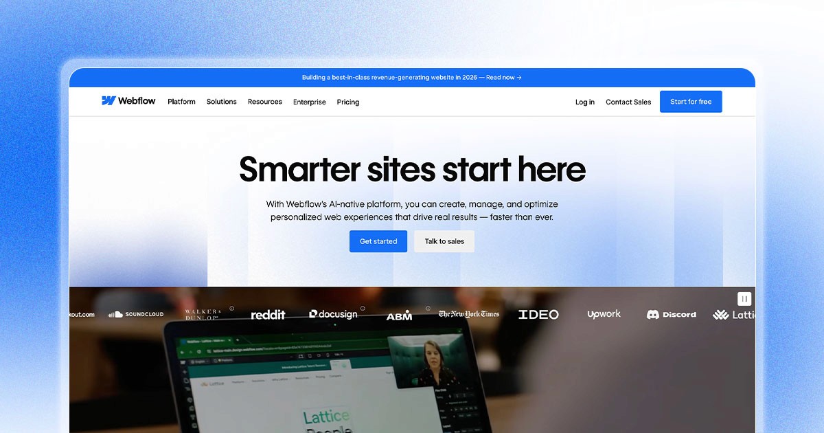Webflow - The Designer's Choice