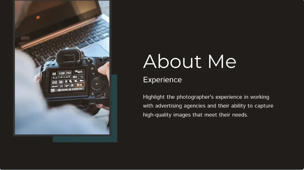 Photographer’s Portfolio
