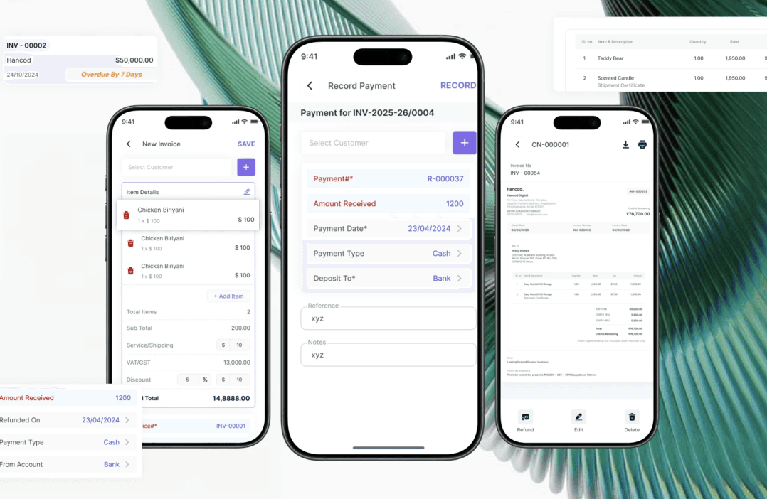 Digital Invoice and Payment tracking