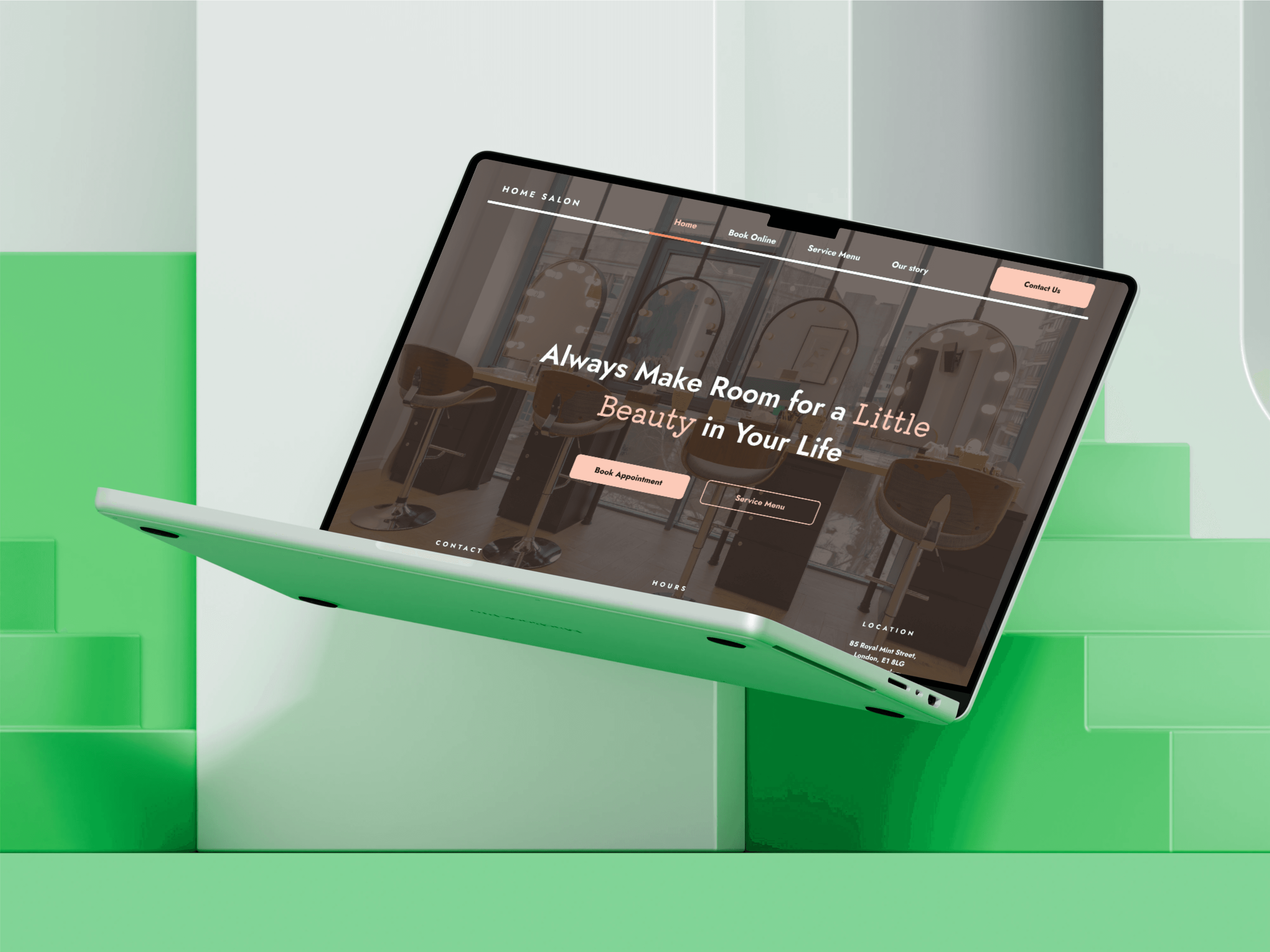 Salon Service Landing Pages