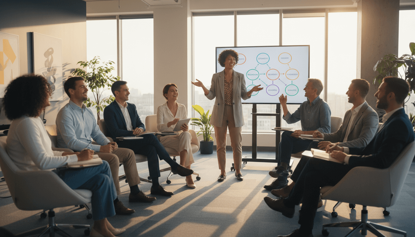 a group of children standing around each other