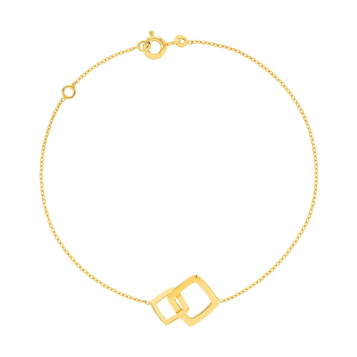 Bracelet en or jaune 375