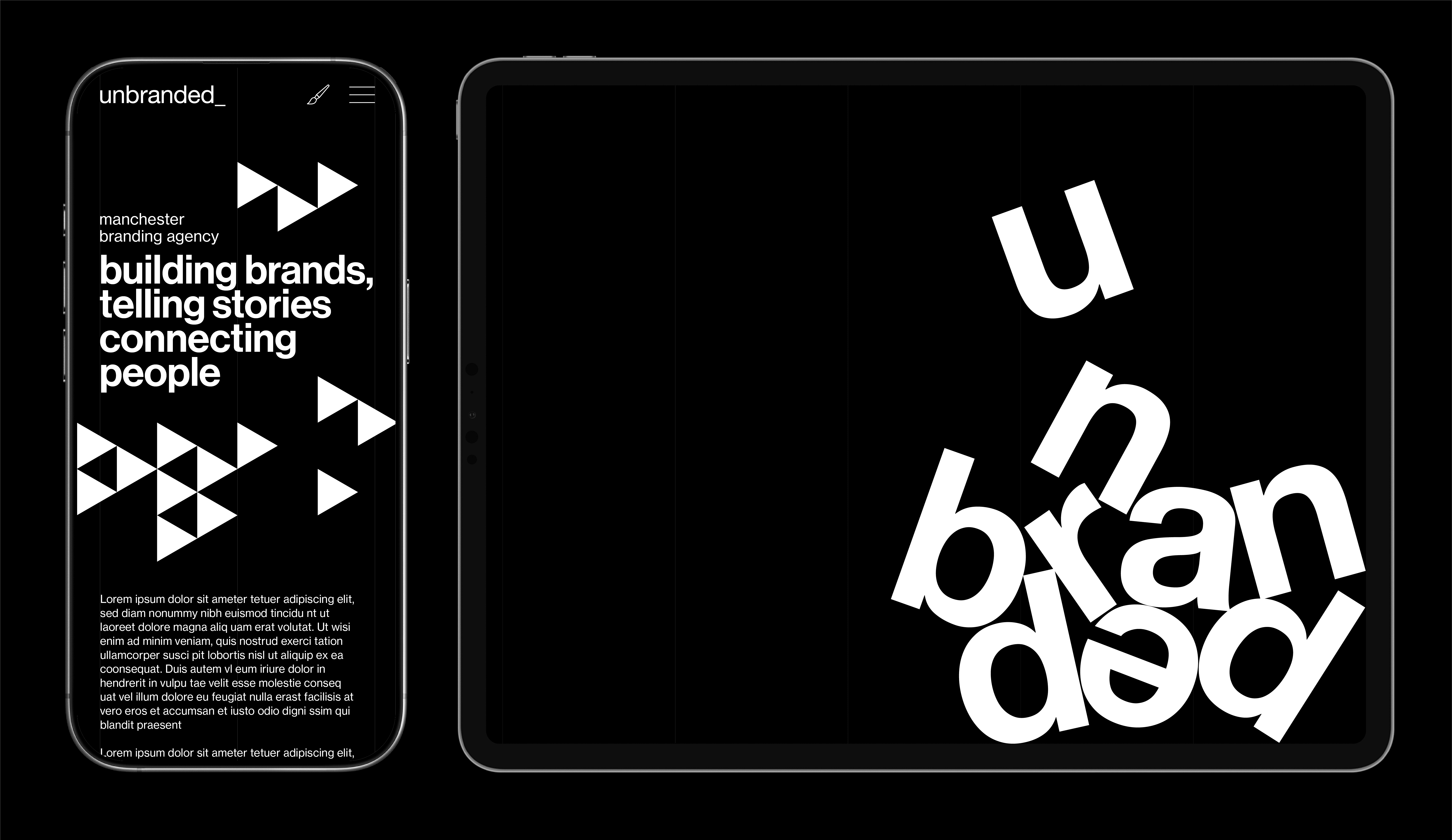 Unbranded branding and website