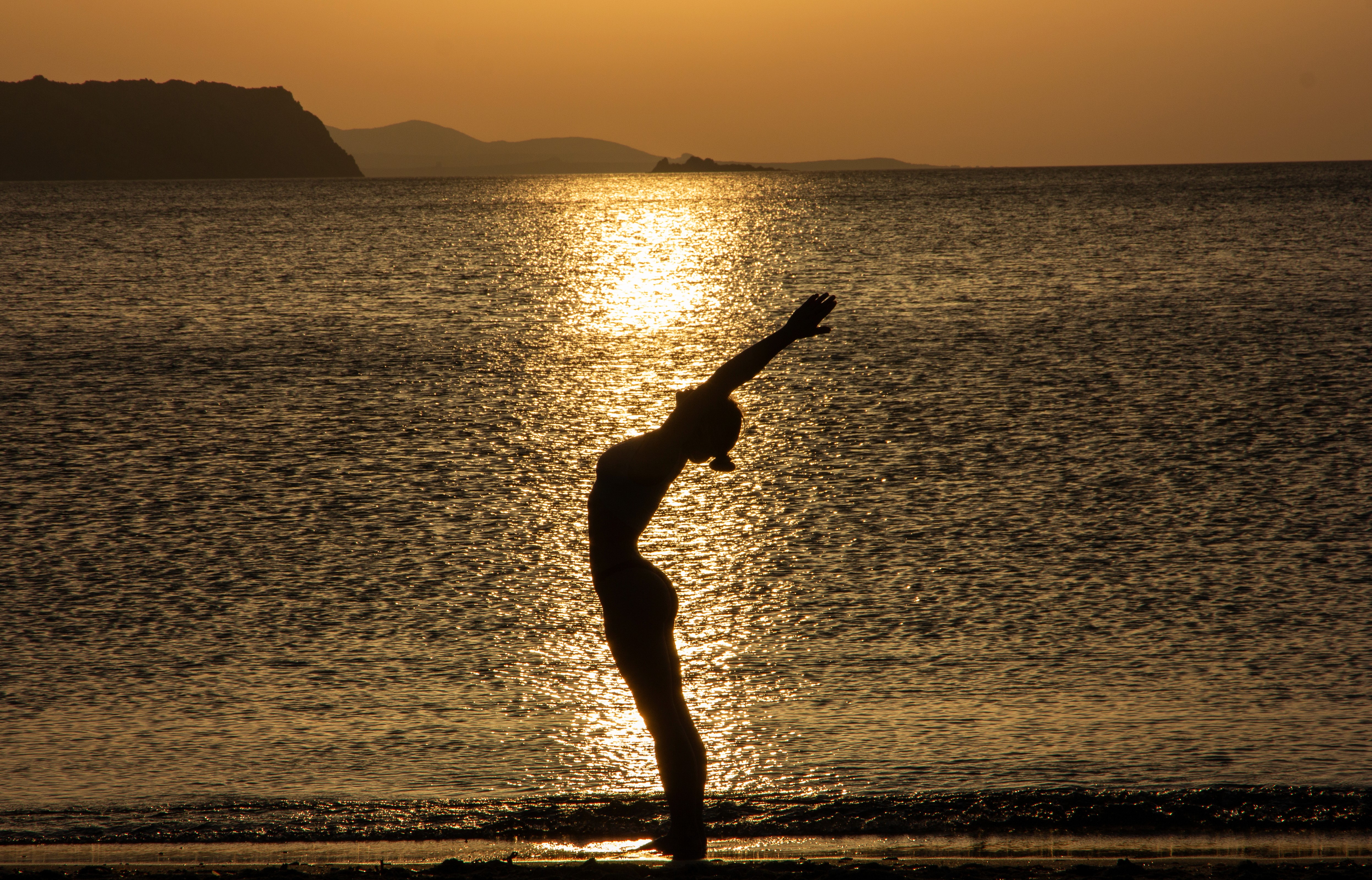 Yoga by the sea