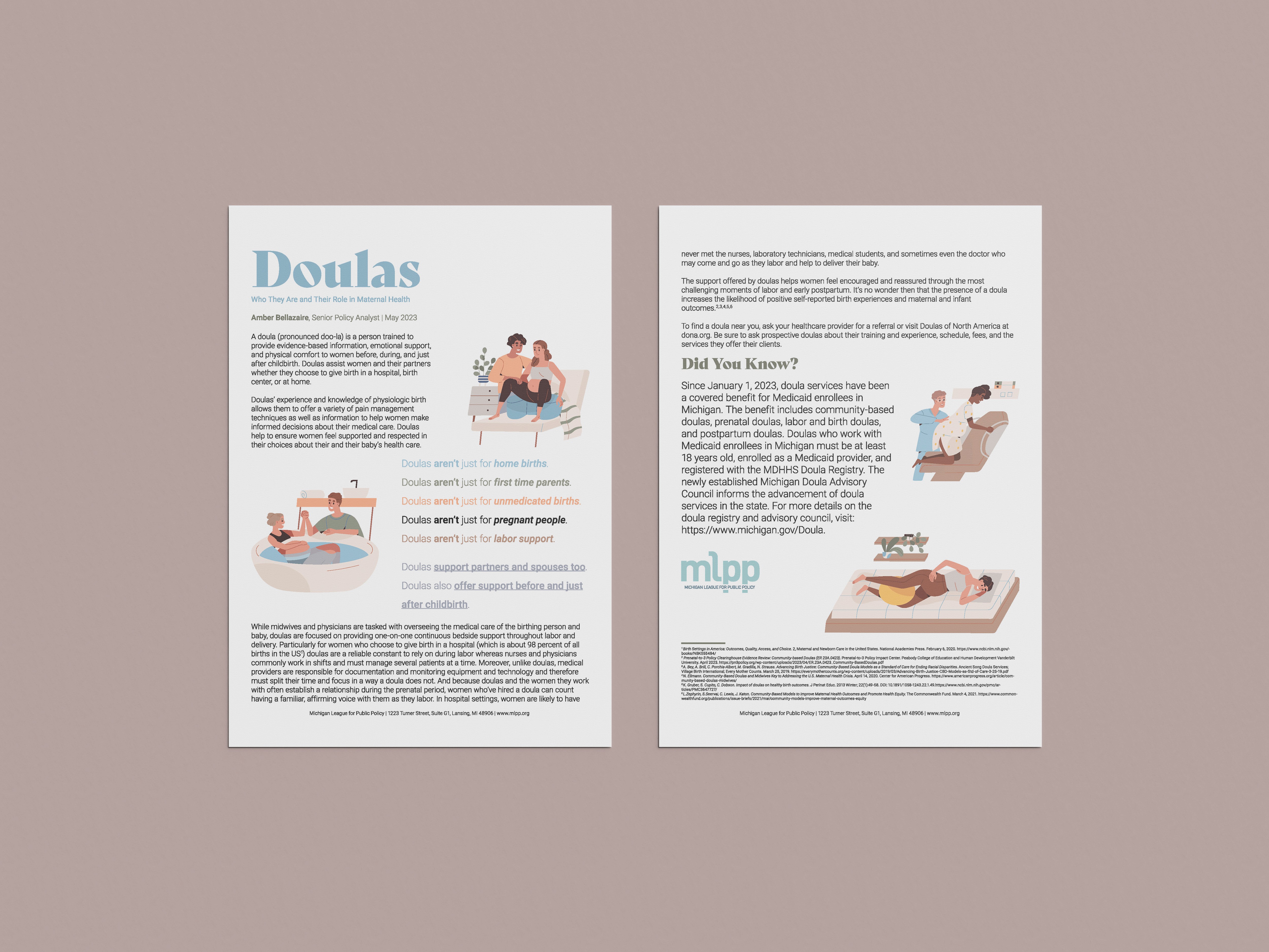 Mockup of fact sheet