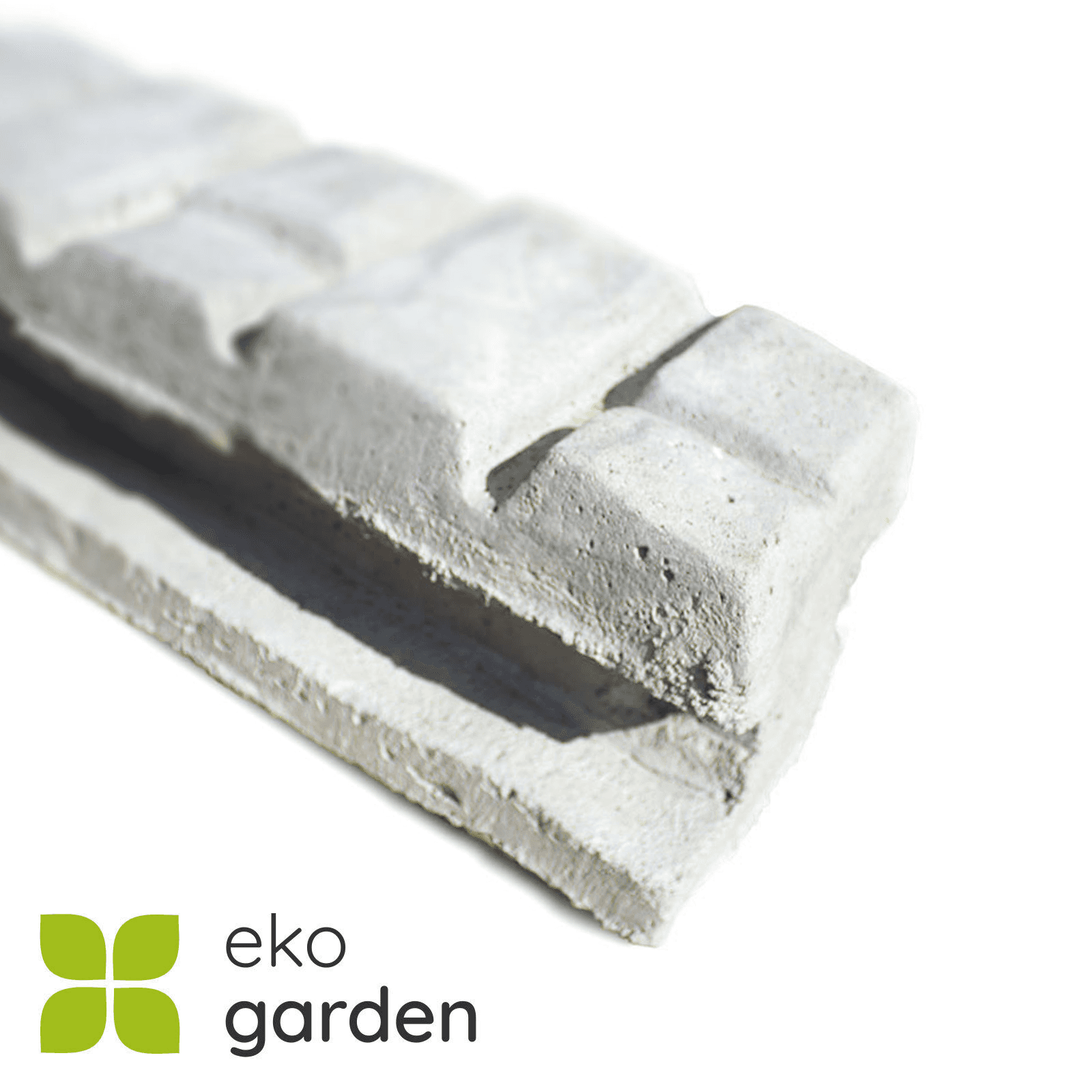 Betonpfosten - Ziegelstein (einseitig)