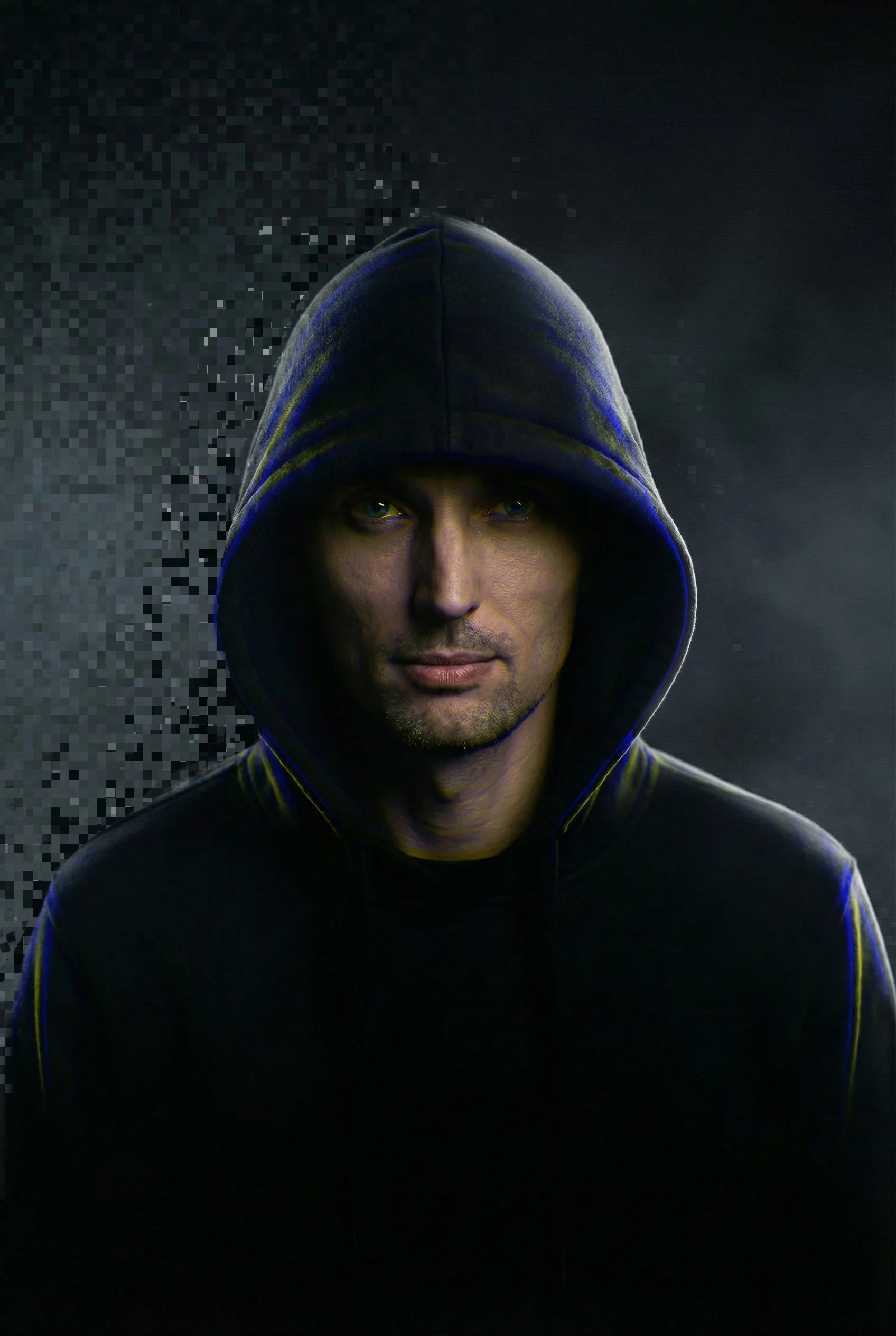 Portrait of portfolio creator – front view