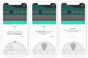 Pillbie mobile app UI design and user flows