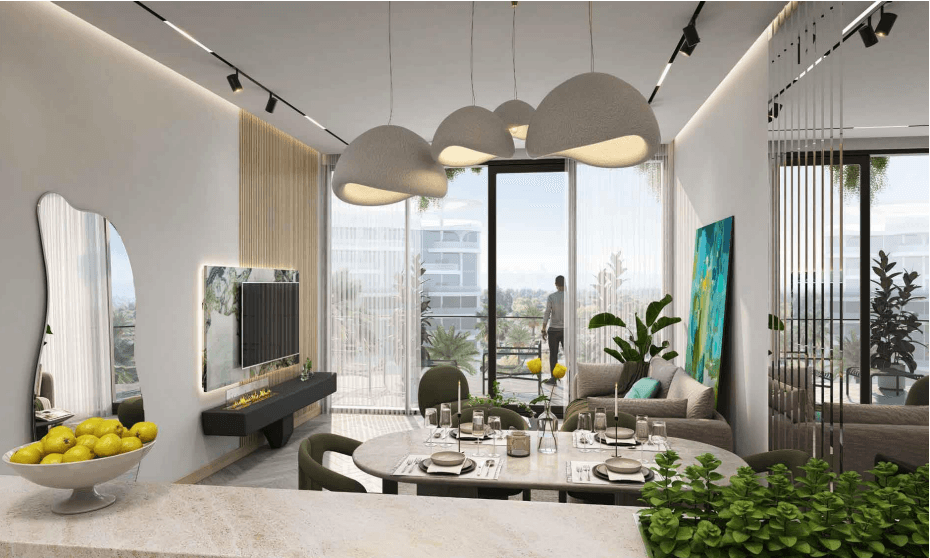 Luxury apartments at Palm Jumeirah, featuring modern design and stunning views, named Andalucia.
