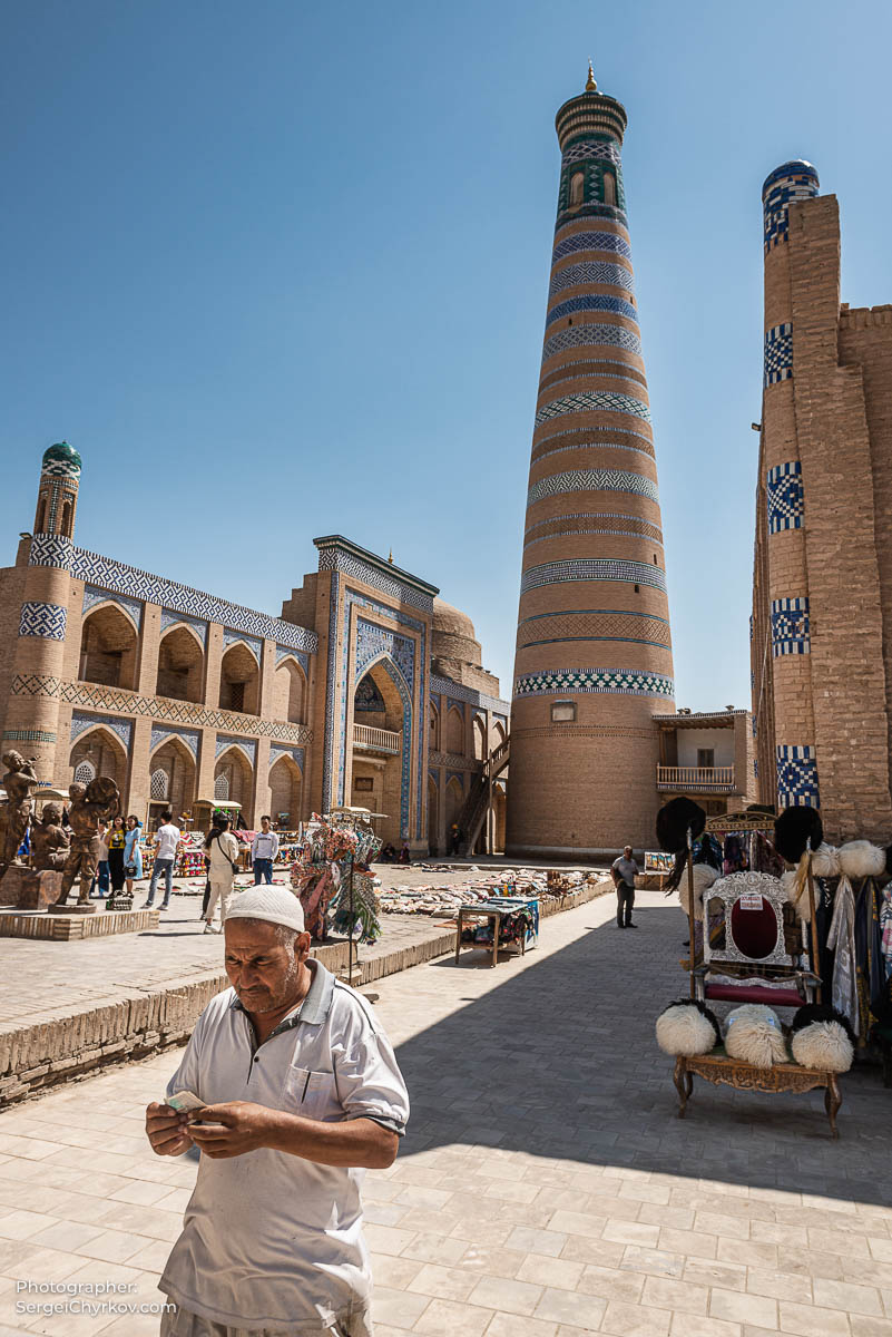 Khiva, Uzbekistan by photographer Sergei Chyrkov. Хива, Узбекистан, фотограф: Сергей Чирков.
