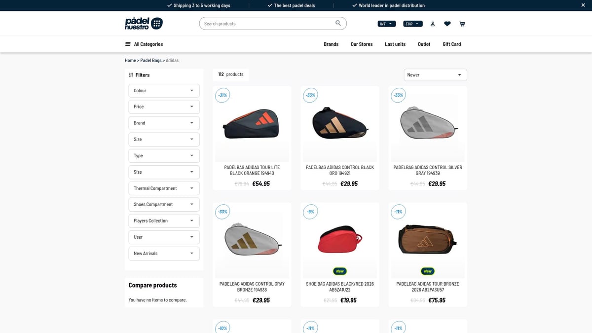 7 Best Padel Discount Deals to Grab in 2026 - Adidas Padel Bags – Up to 50% Off