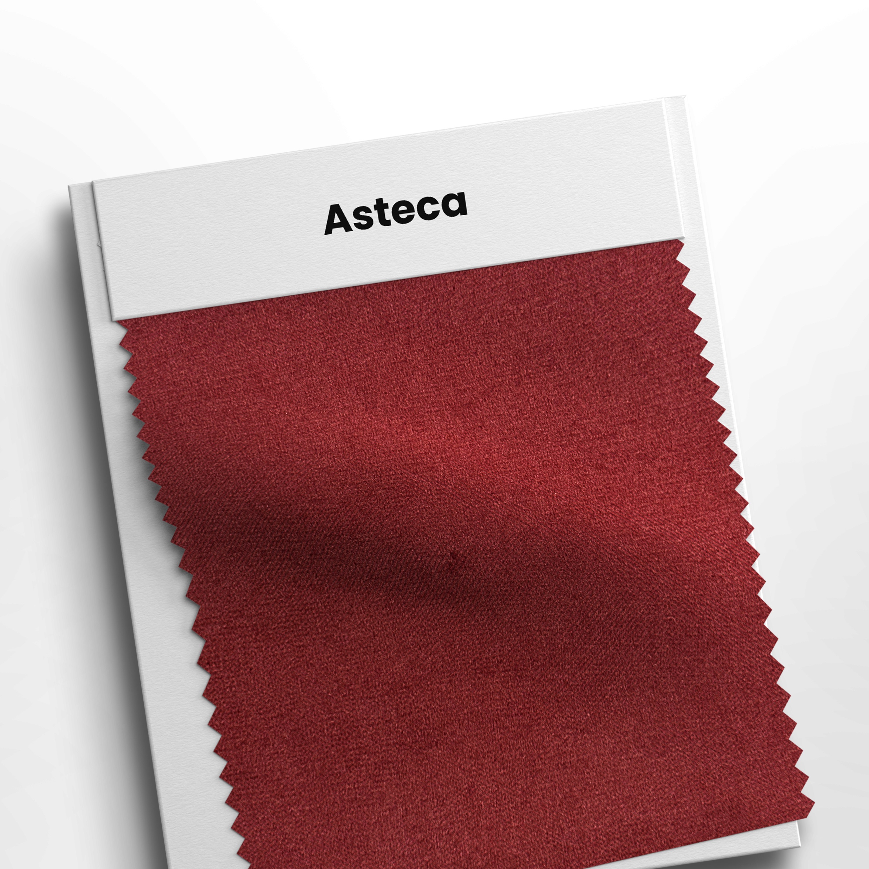 mostruario com tecido veludo asteca 07 vinho